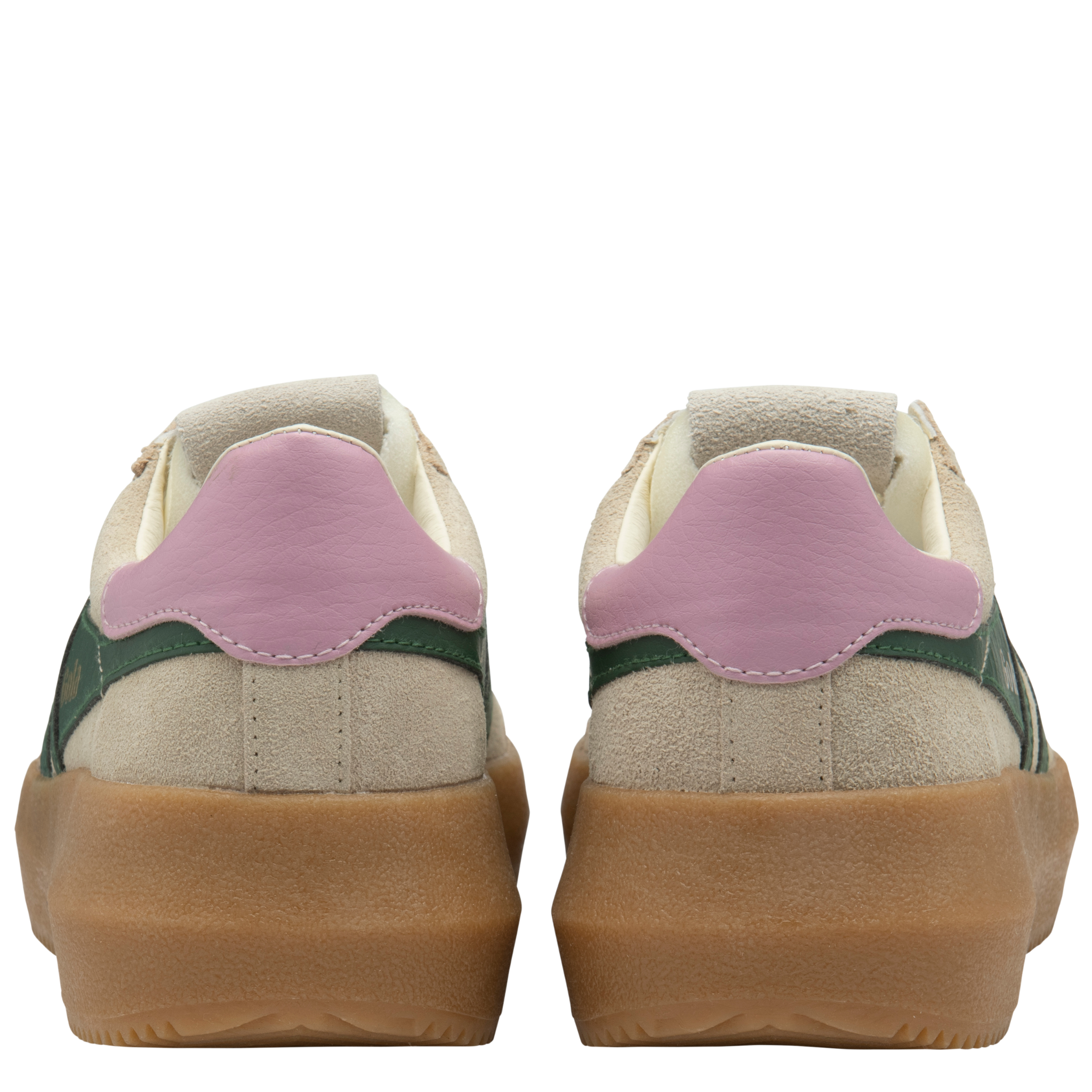 Womens Gola Bone/Evergreen/Candy/Gum Athena Trainers