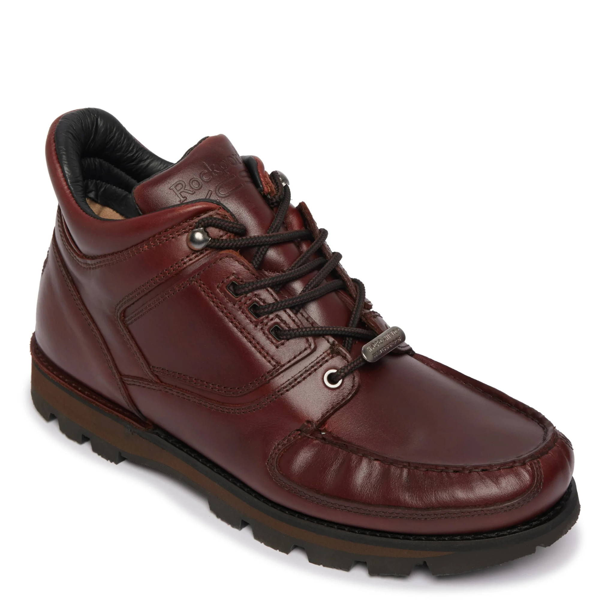 Mens Rockport Cherry Brown Umbwe Hiker Boots