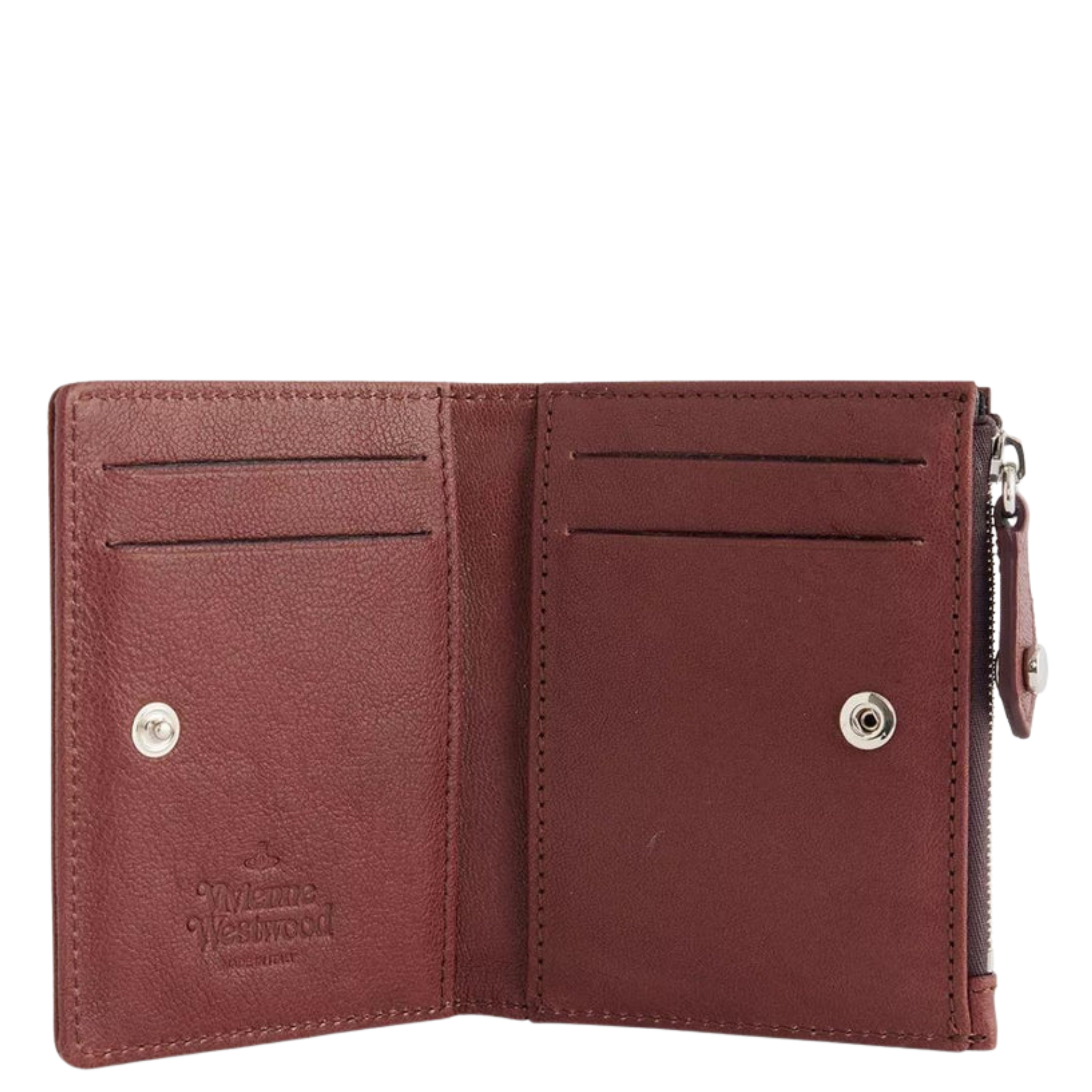 Womens Vivienne Westwood Chestnut Slim Flap Card Holder