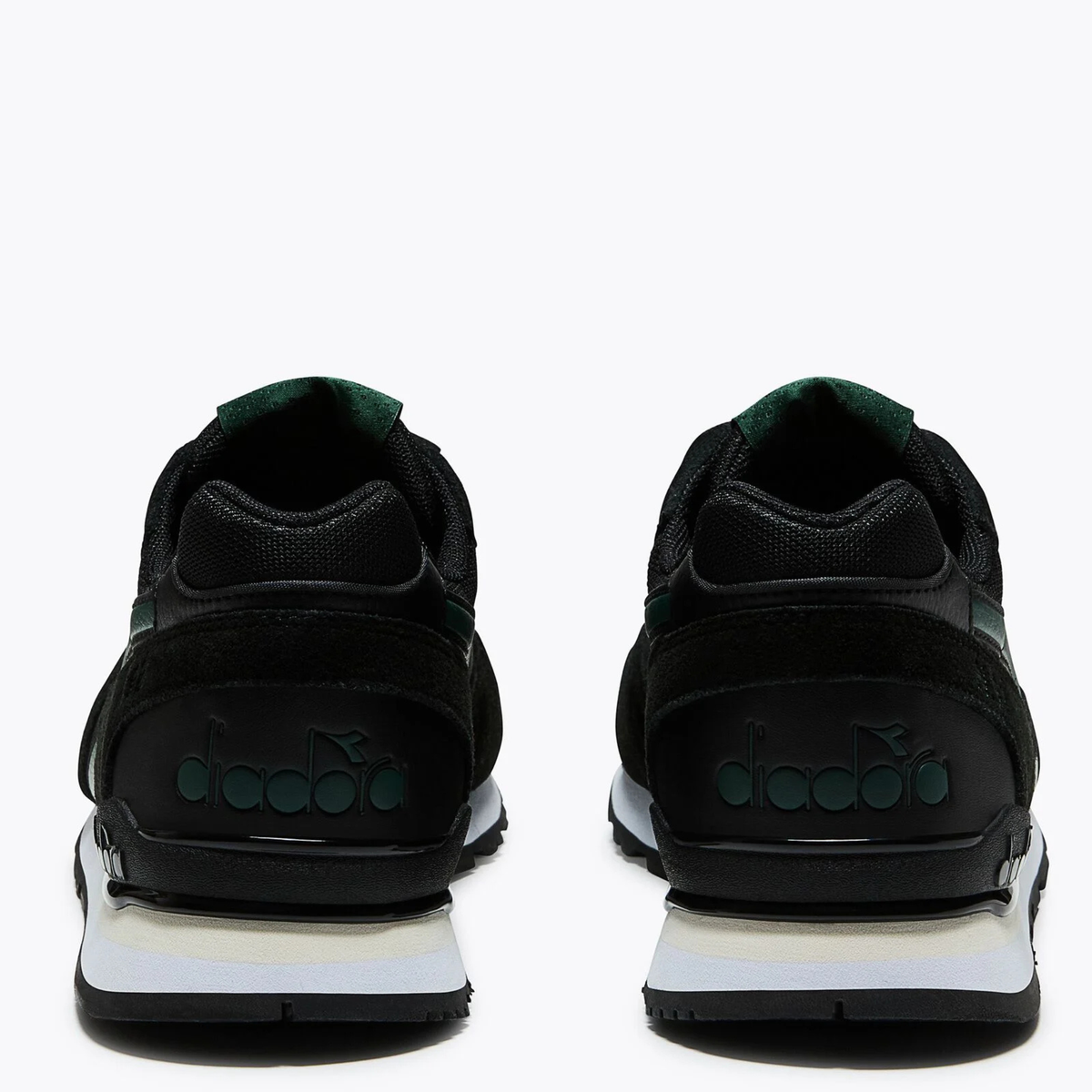 Mens Diadora Black/Pineneedle N.92 Advance Trainers