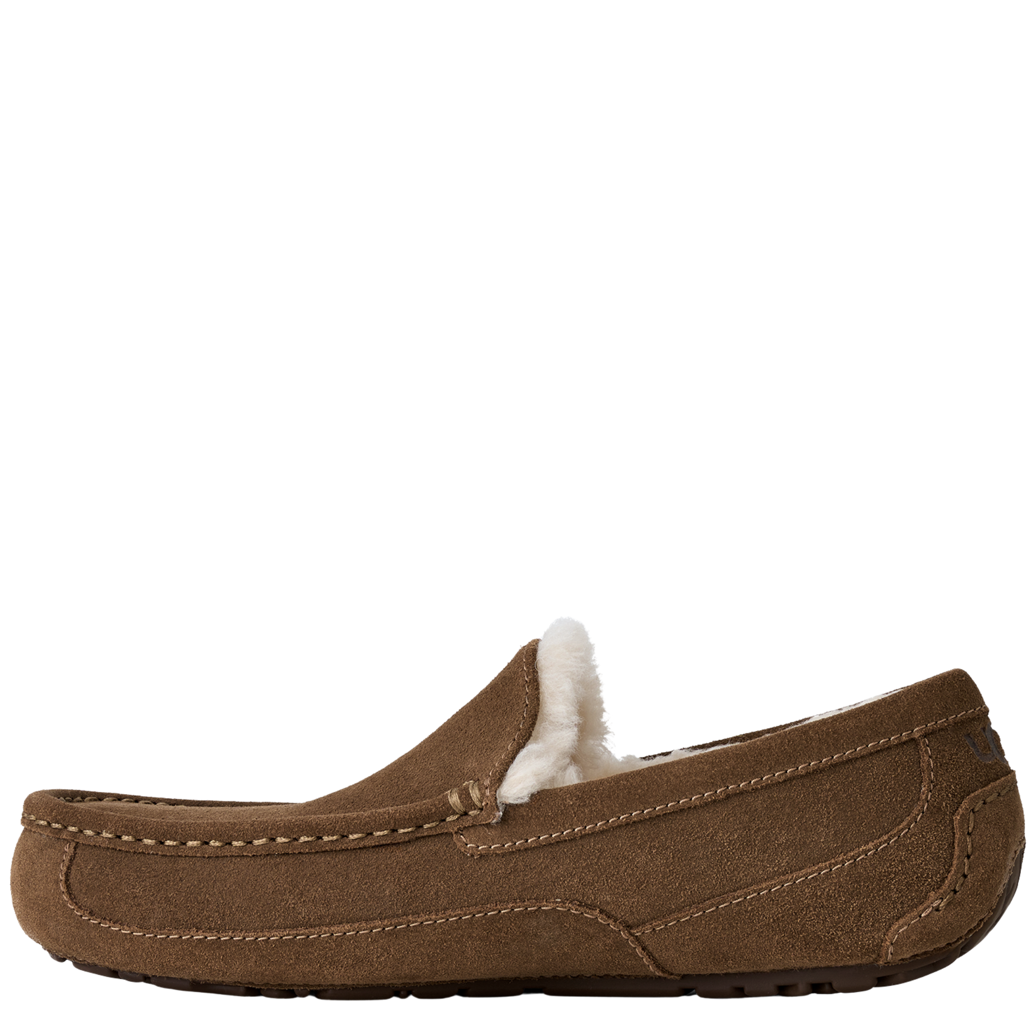Mens UGG Light Bronze Ascot Slippers