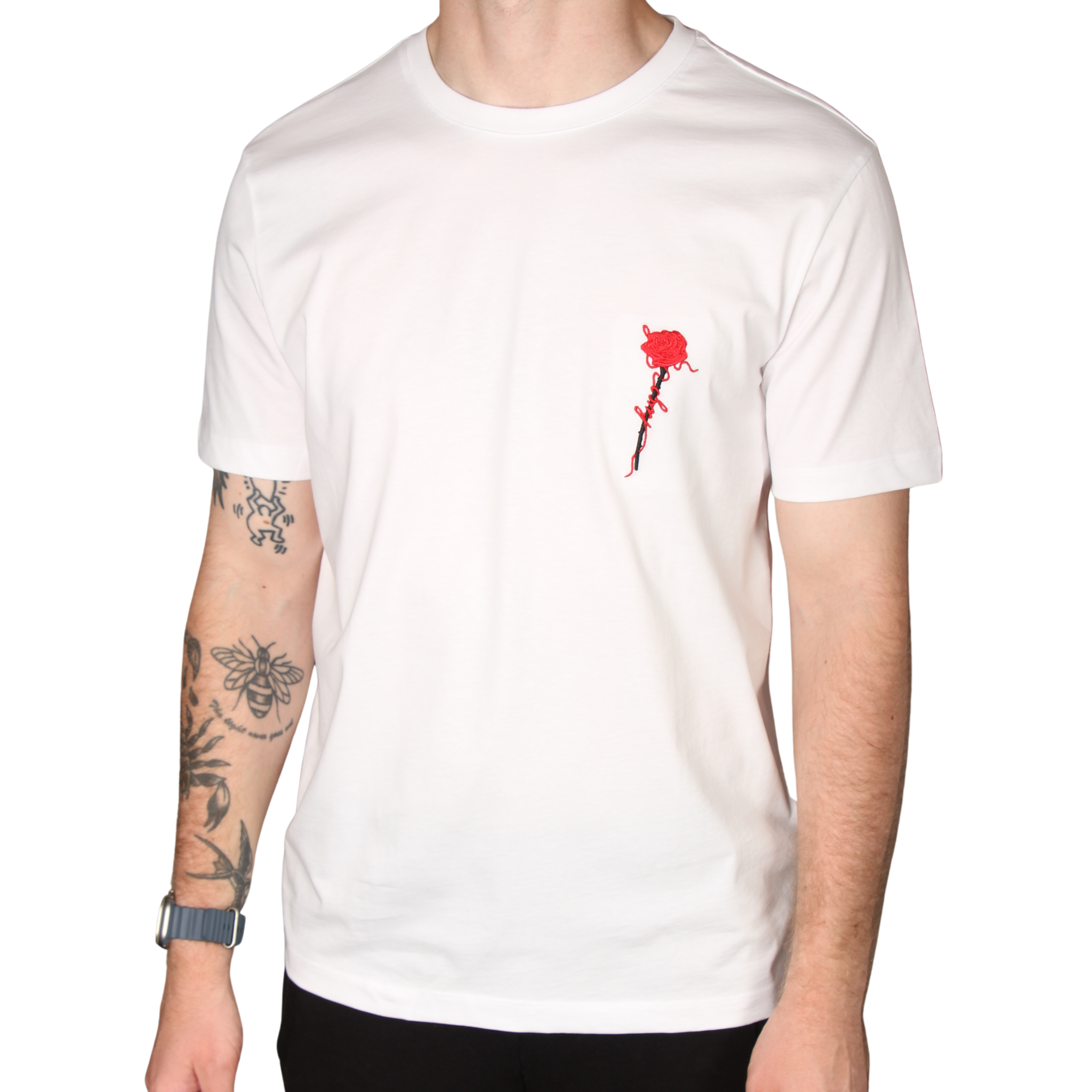 Mens HUGO White Diflow S/s T Shirt