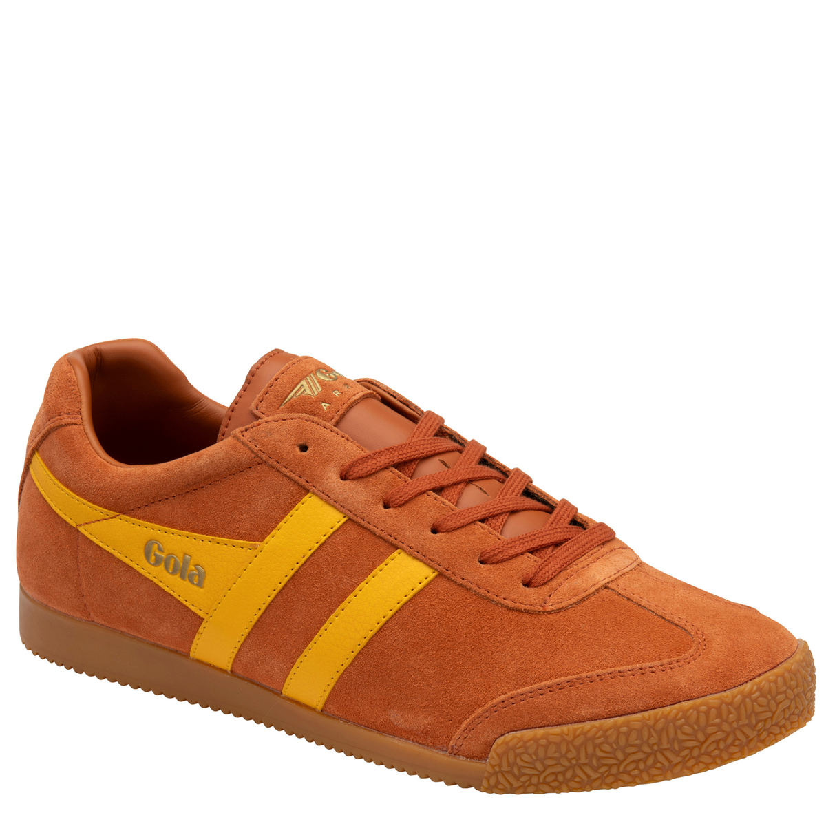 Mens Gola Moody Orange/Sun Harrier Trainers