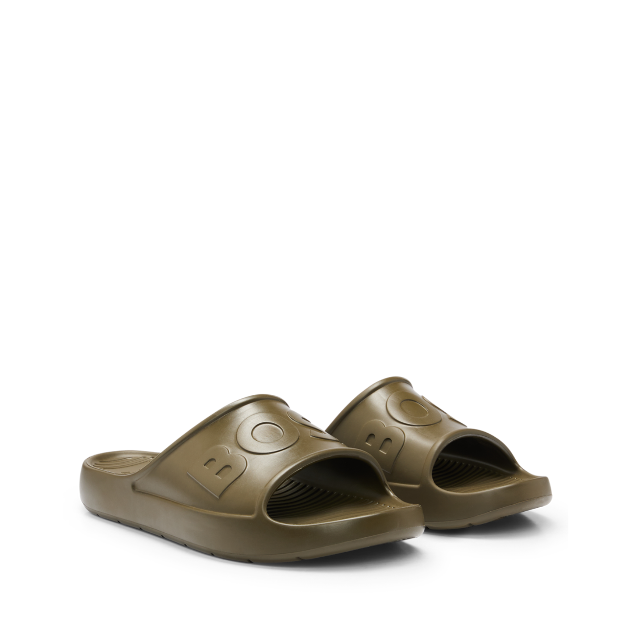 Mens BOSS Green Darian Slides