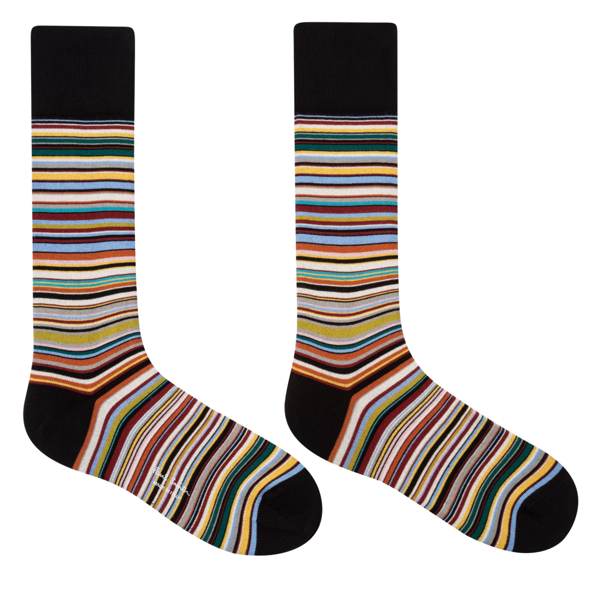 Mens Paul Smith Multi Stripe 3 Pack Sock Cracker Gift Set
