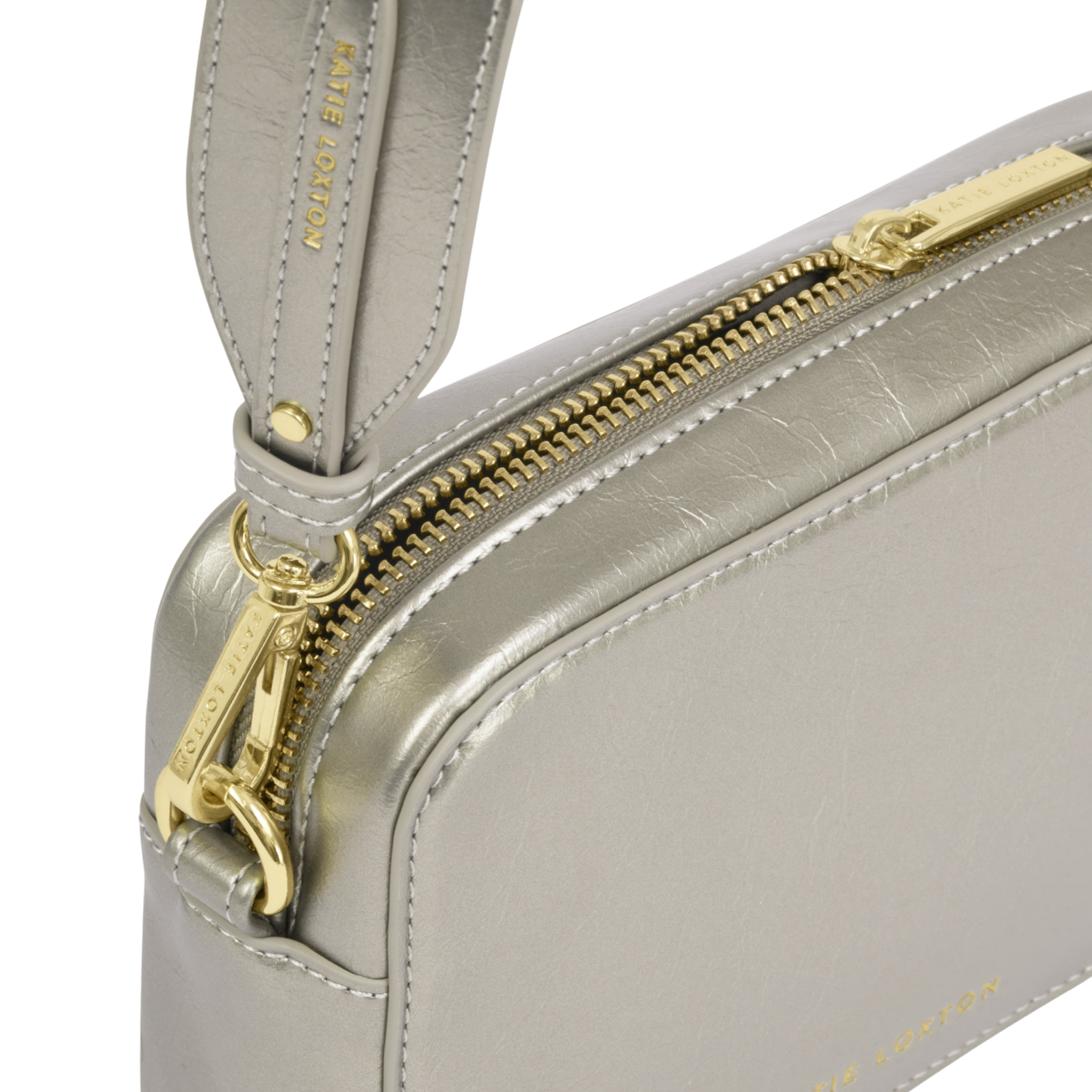 Womens Katie Loxton Pewter Avery Small Crossbody Bag