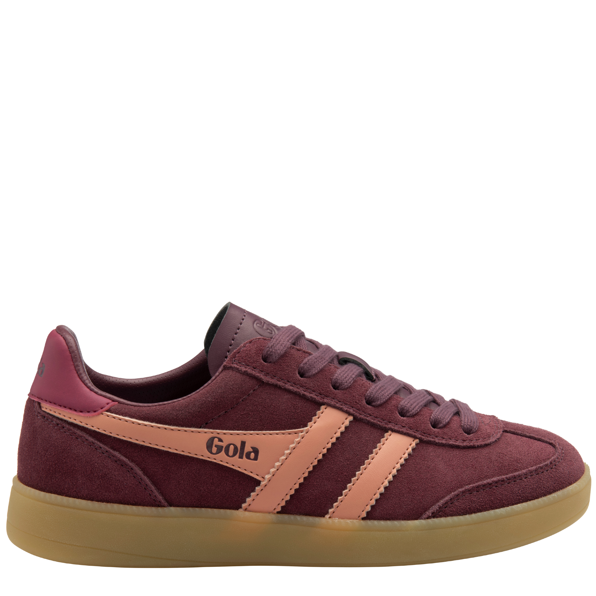 Womens Gola Windsor Wine/Terracotta/Cerise/Gum Viper Trainers