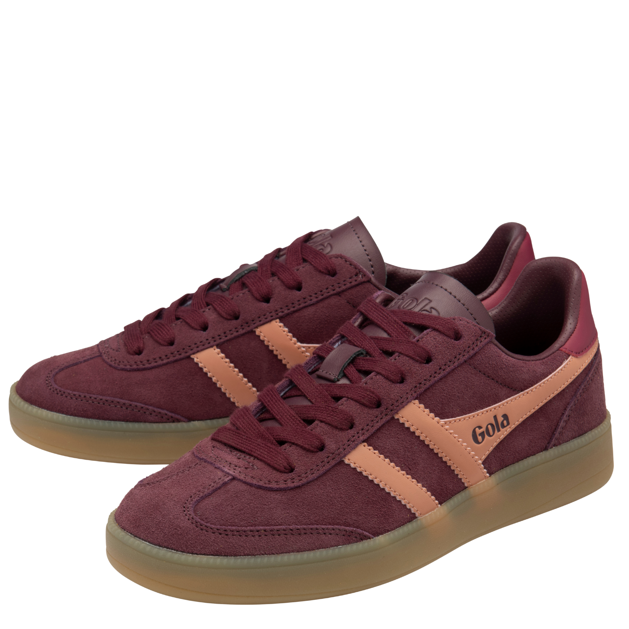 Womens Gola Windsor Wine/Terracotta/Cerise/Gum Viper Trainers