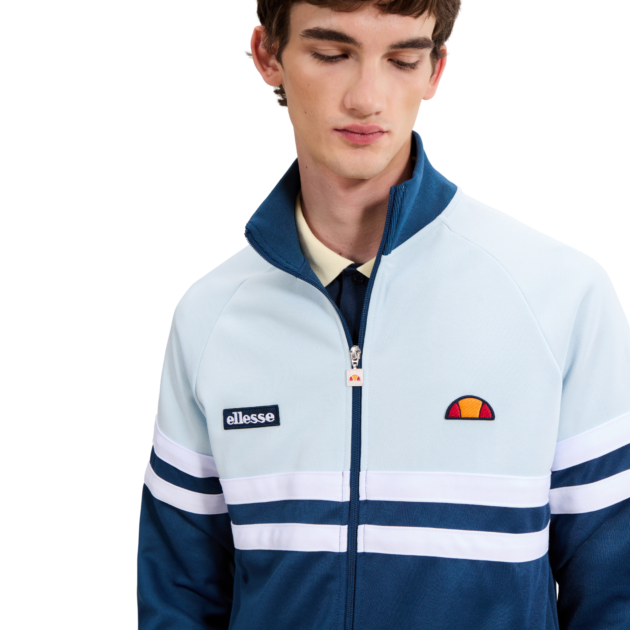 Mens Ellesse Blue/Light Blue Rimini Track Jacket