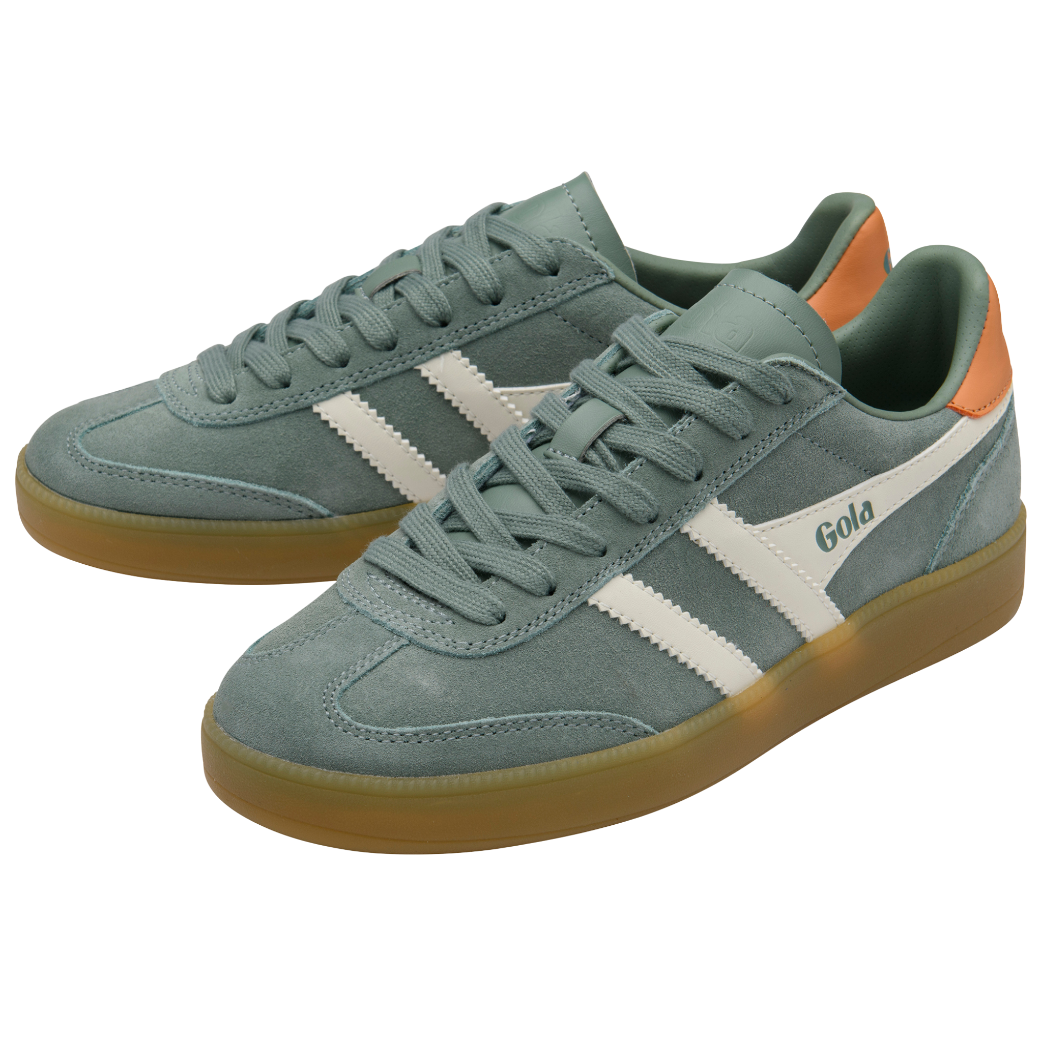 Womens Gola Green Mist/Off White/Salmon/Gum Viper Trainers