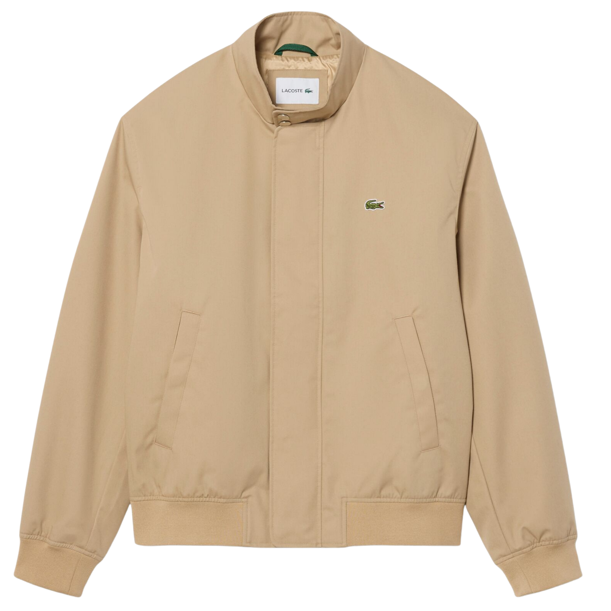 Mens Lacoste Viennese Water-Repellent Twill Harrington Jacket