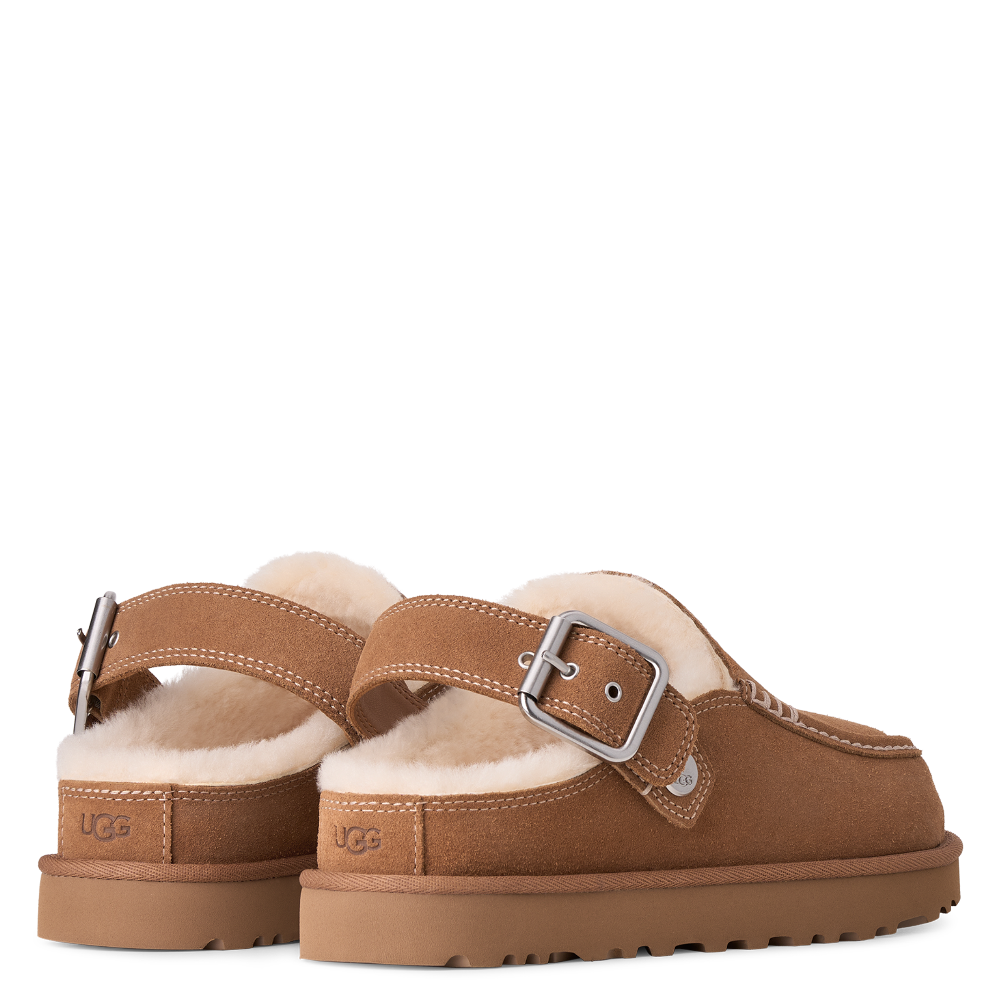Womens UGG Chestnut Goldenstar Evelina Clogs