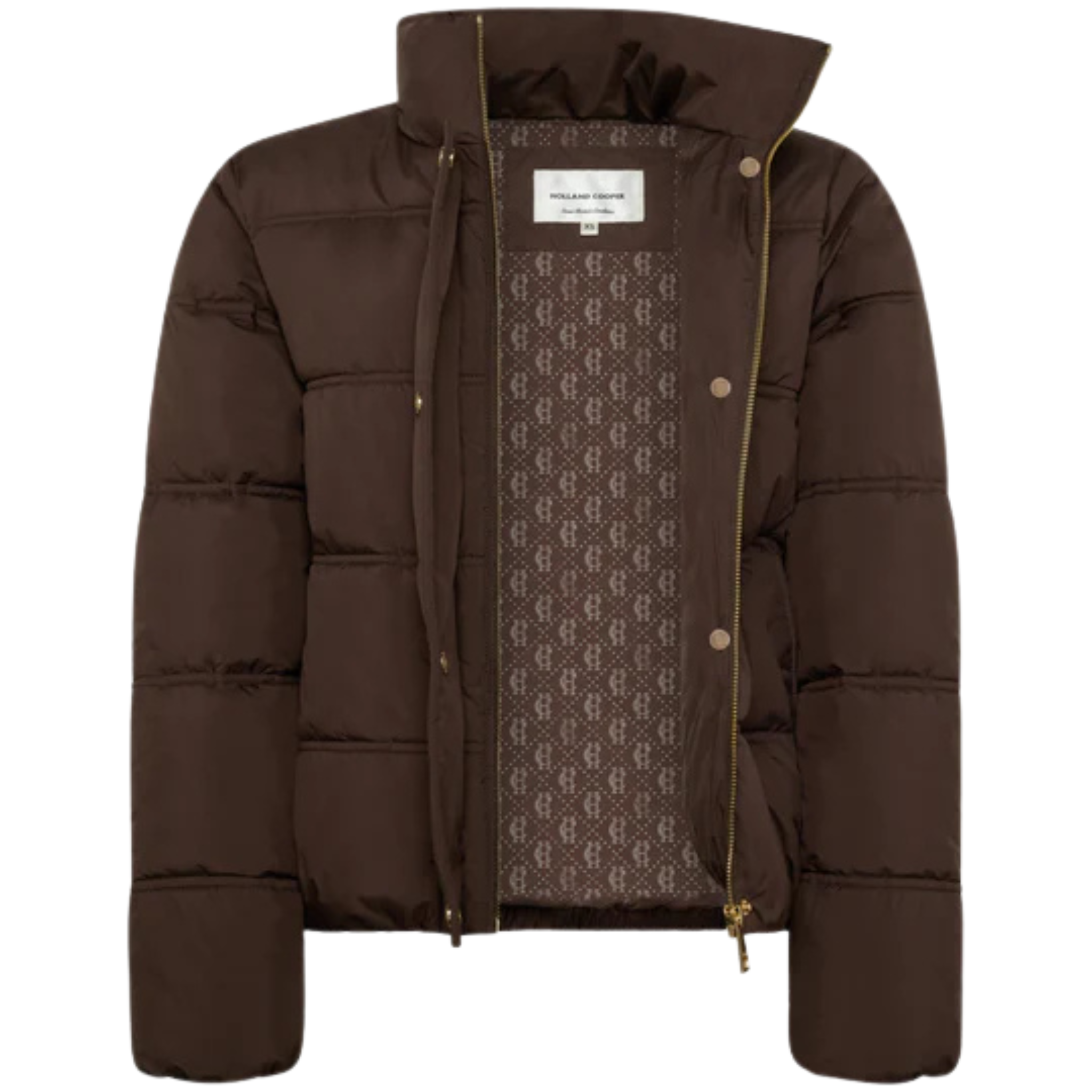 Womens Holland Cooper Chocolate Milton Padded Jacket