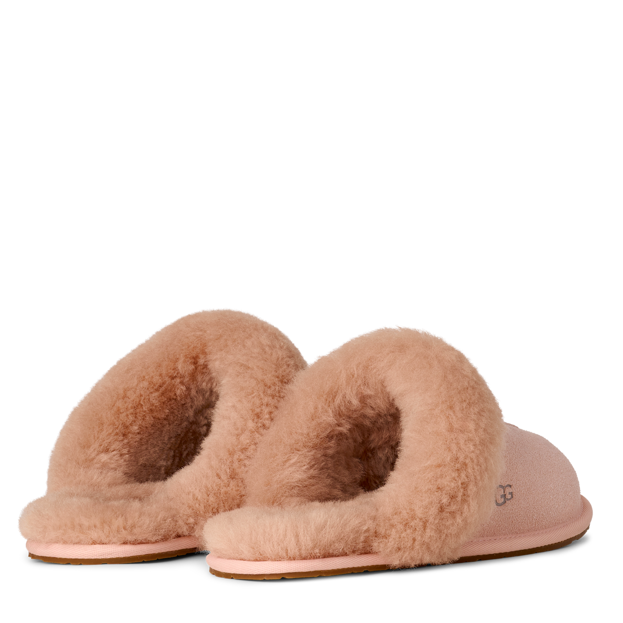 Womens UGG Beige Blush Scuffette II Slippers