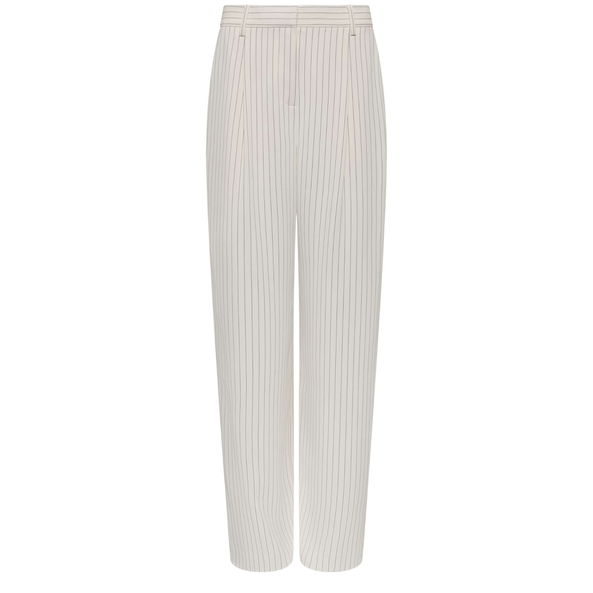 Womens French Connection Porcelain Cream Vinnie Pinstripe Trousers