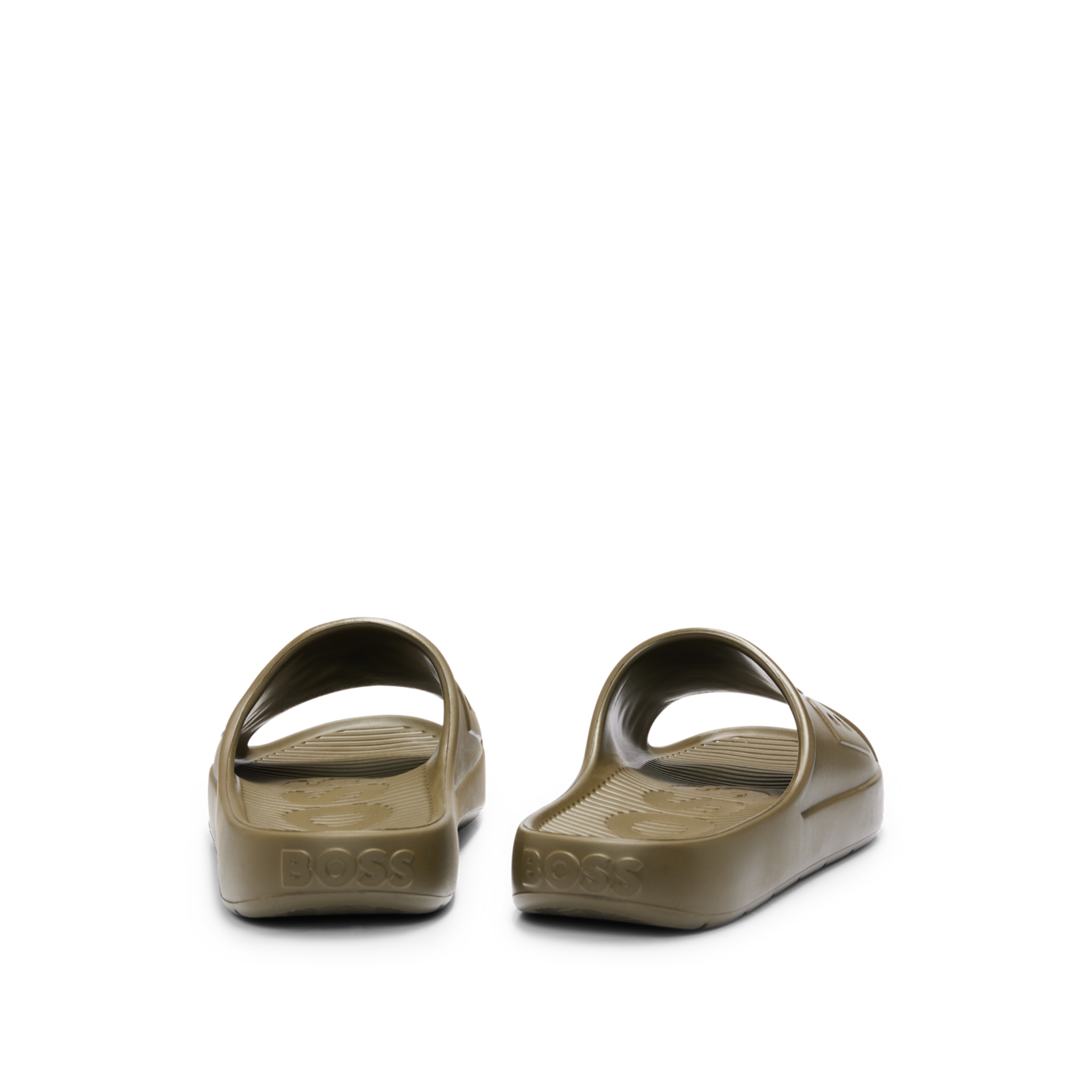 Mens BOSS Green Darian Slides