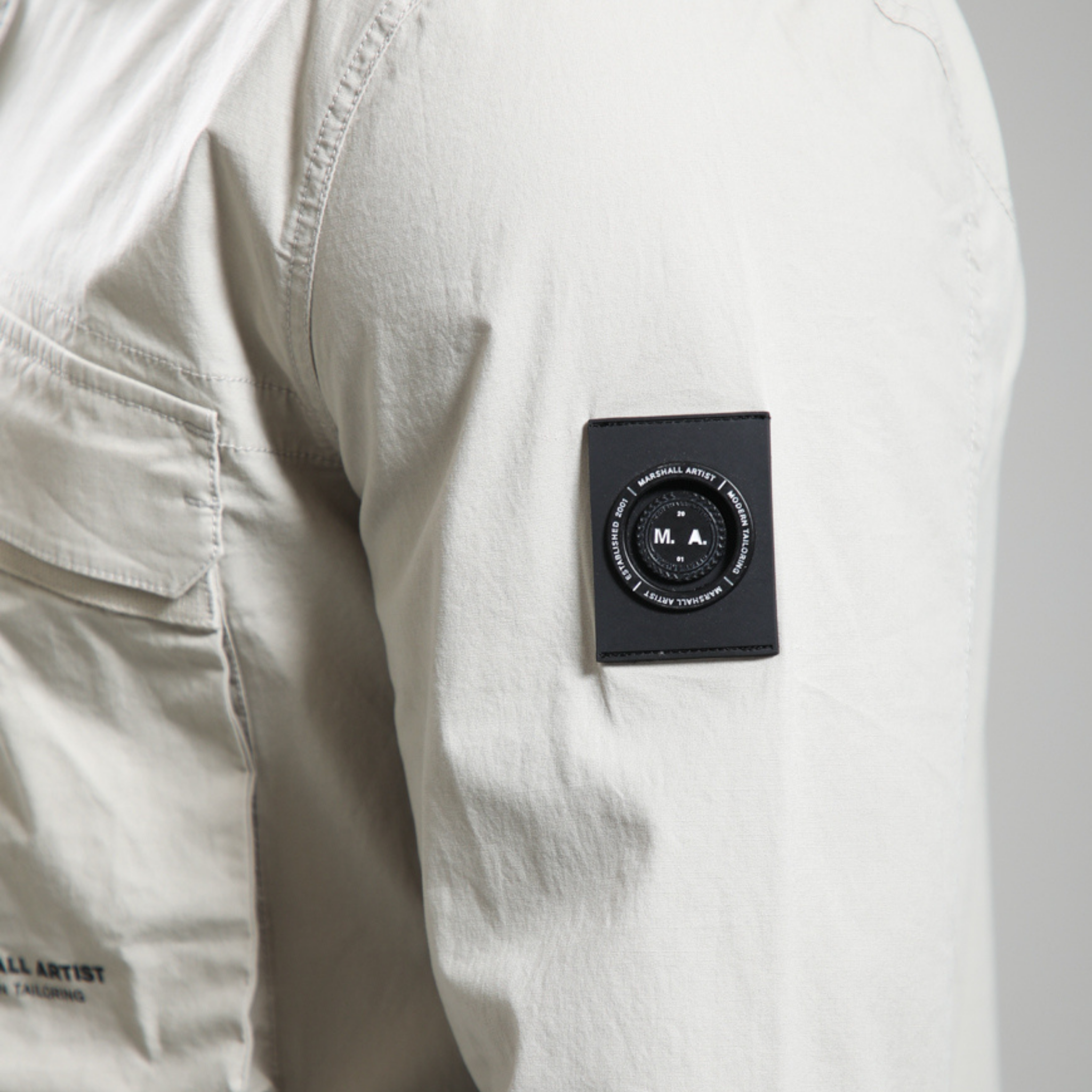 Mens Marshall Artist Stone Terrain Overshirt