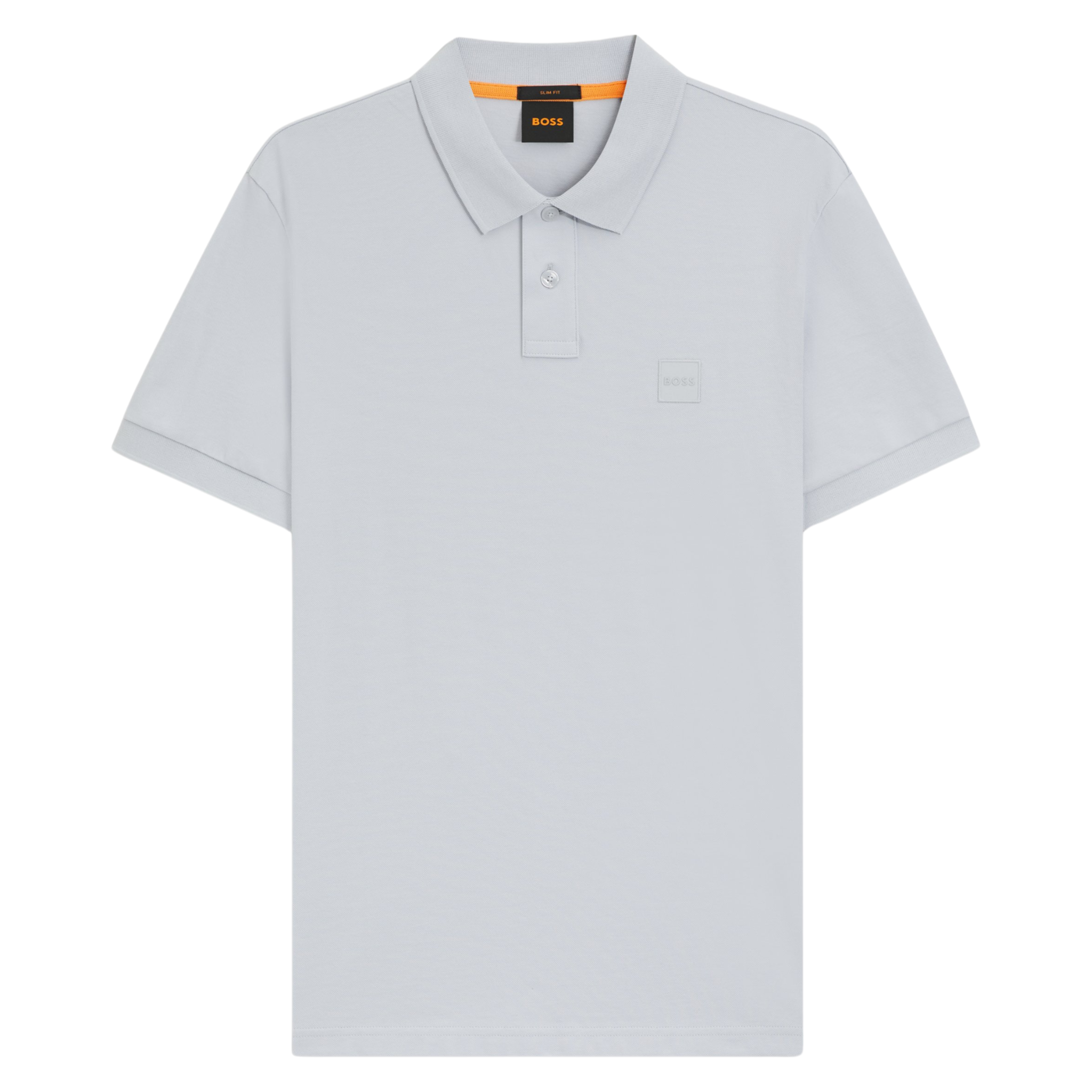 Mens BOSS Pastel Grey Passenger Slim Fit S/s Polo Shirt