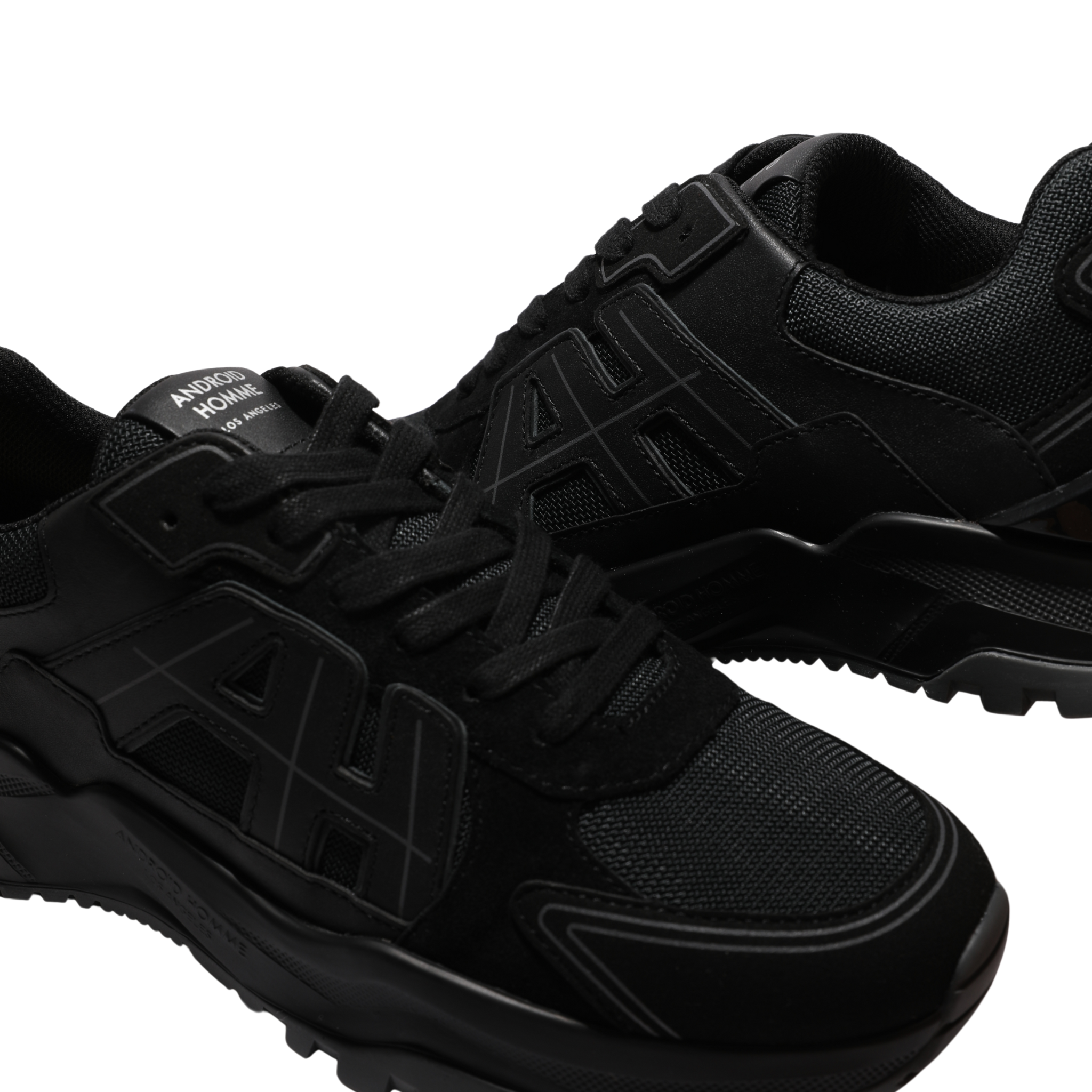 Mens Android Homme Triple Black AH One Trainers