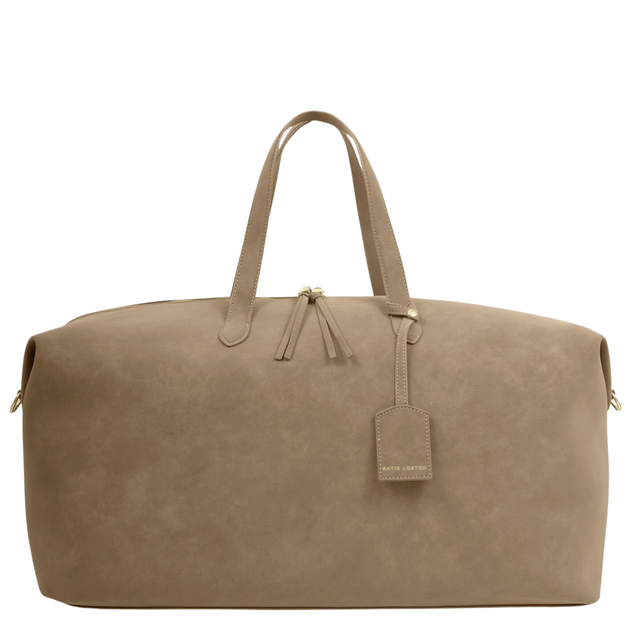 Womens Katie Loxton Taupe Soho Suedette Weekend Bag