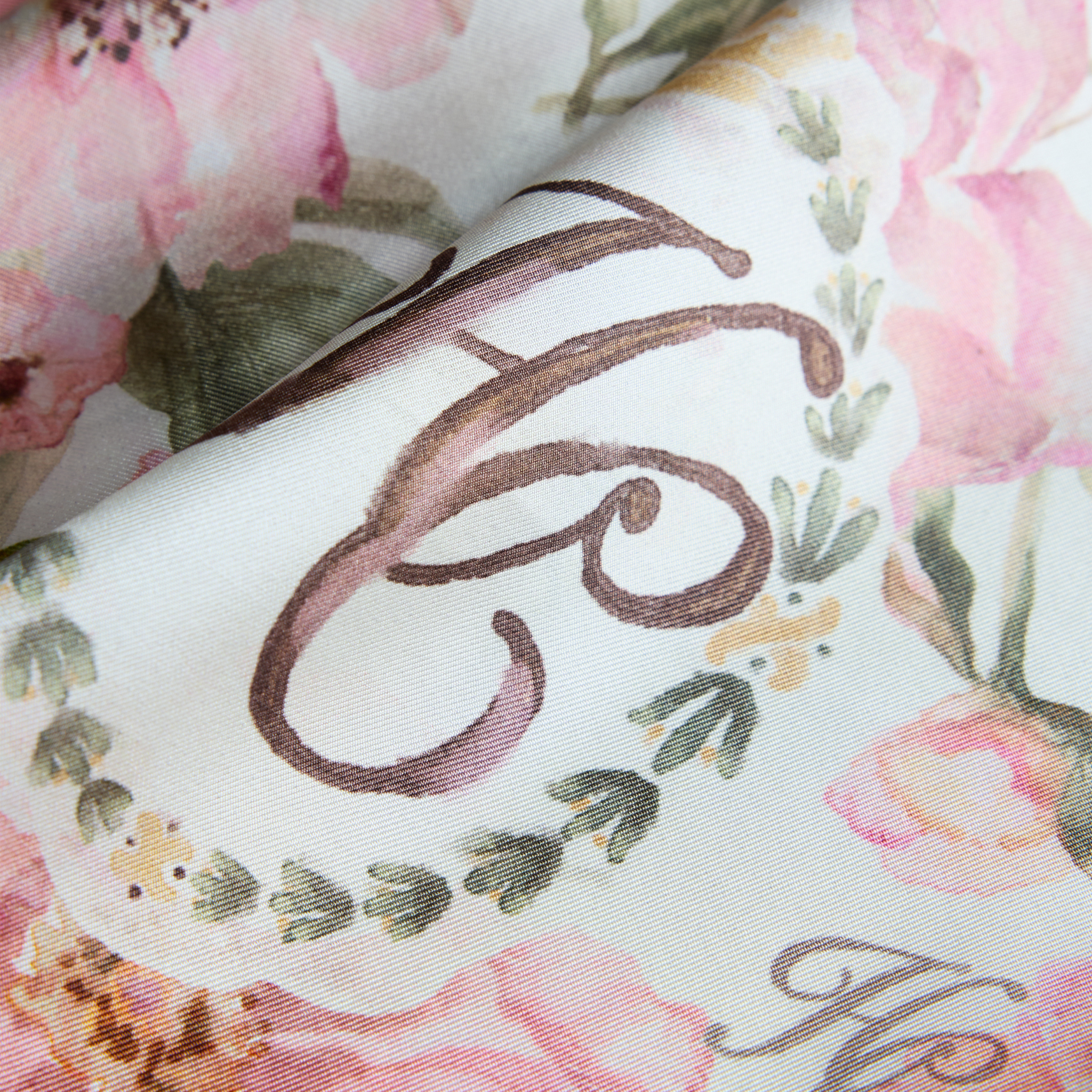 Womens Holland Cooper English Rose Silk Scarf