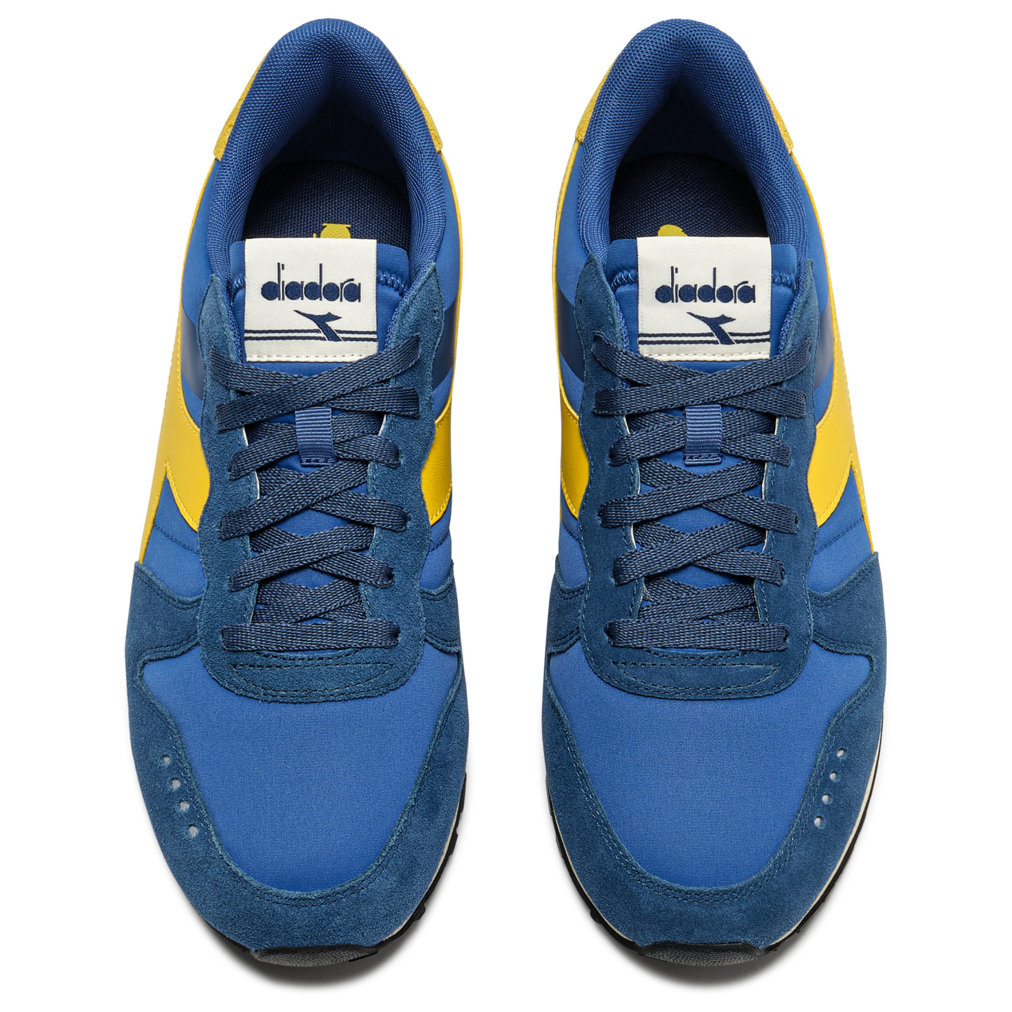 Mens Diadora Dutch Blue Camaro M2 Smooth Trainers