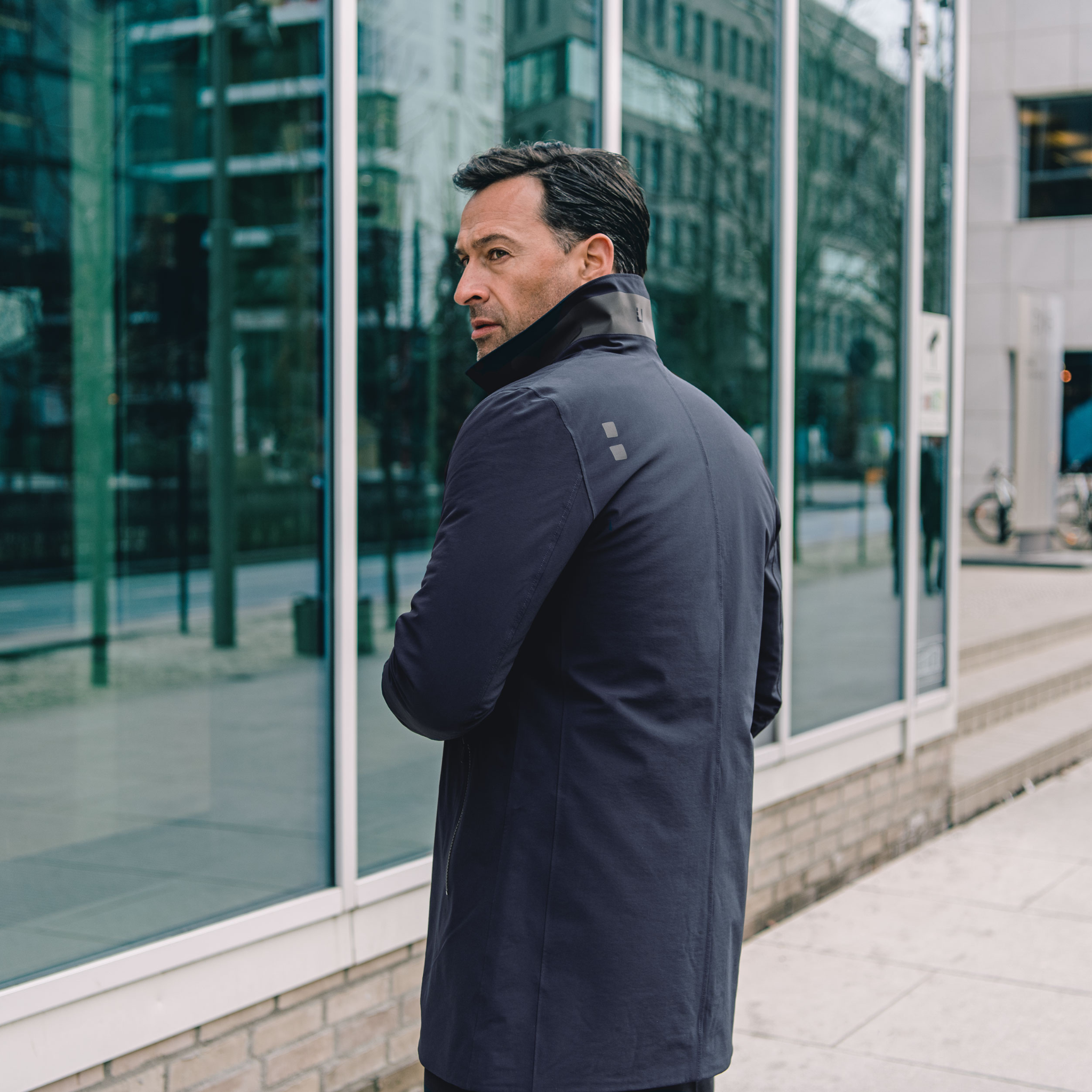 Mens UBR Navy Regulator Coat