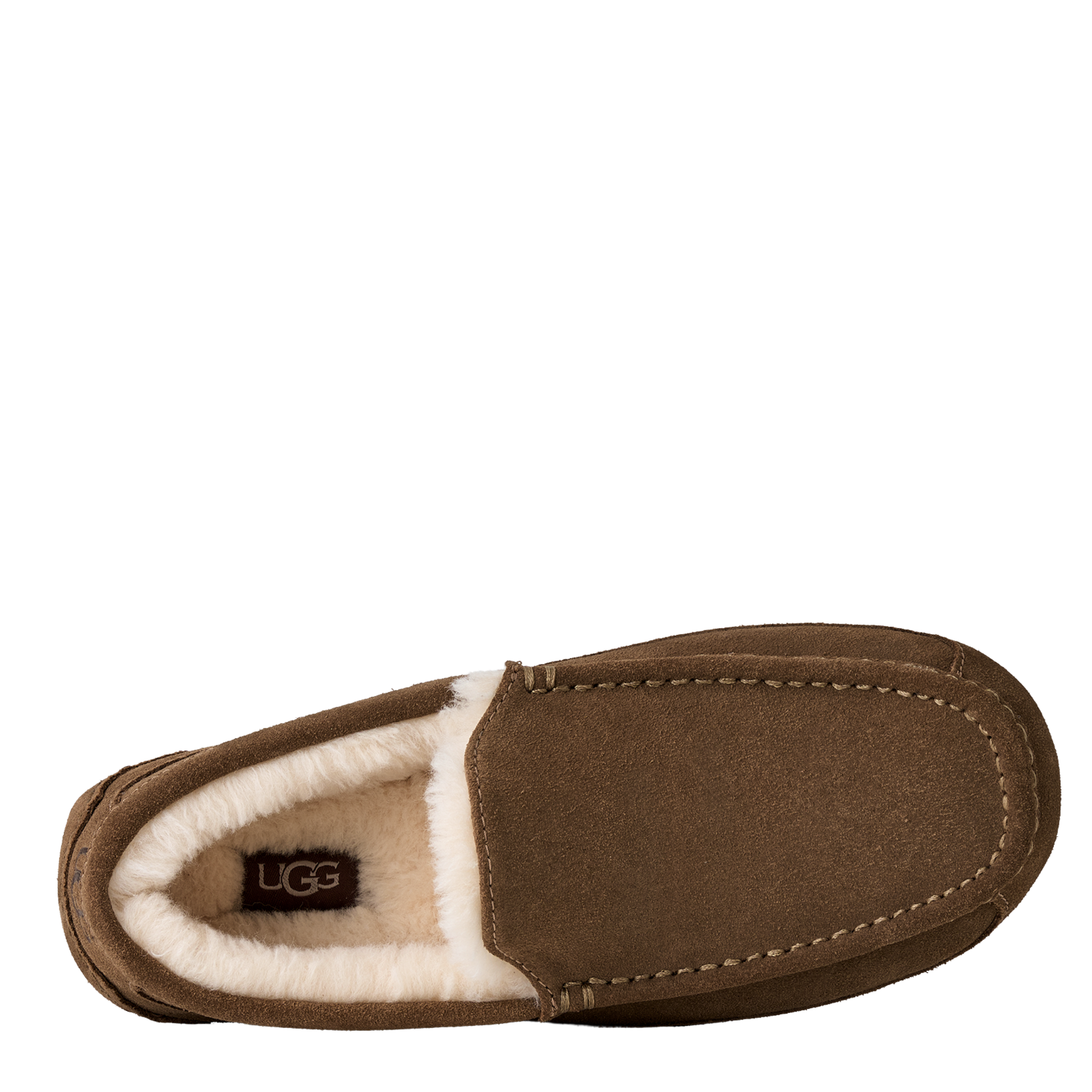 Mens UGG Light Bronze Ascot Slippers