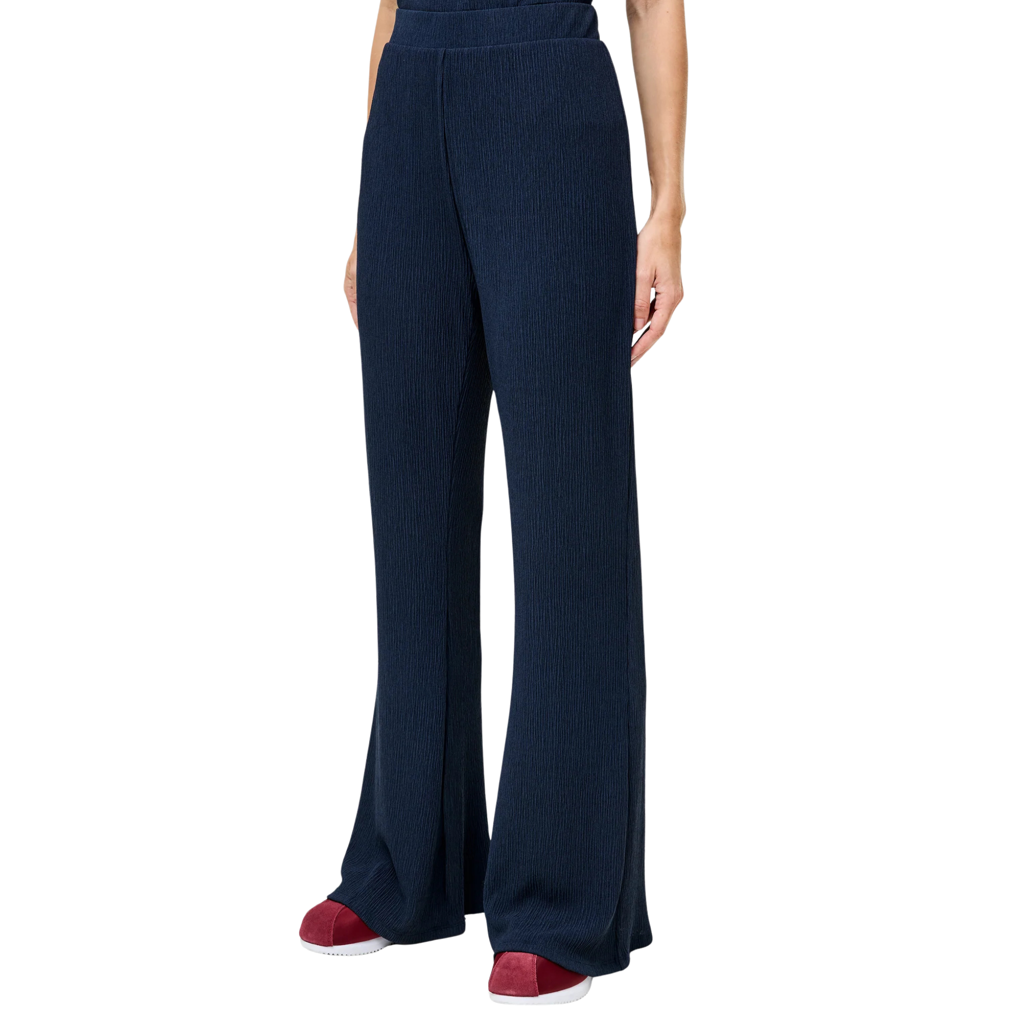 Womens French Connection Washed Indigo Meera Textured Pants
