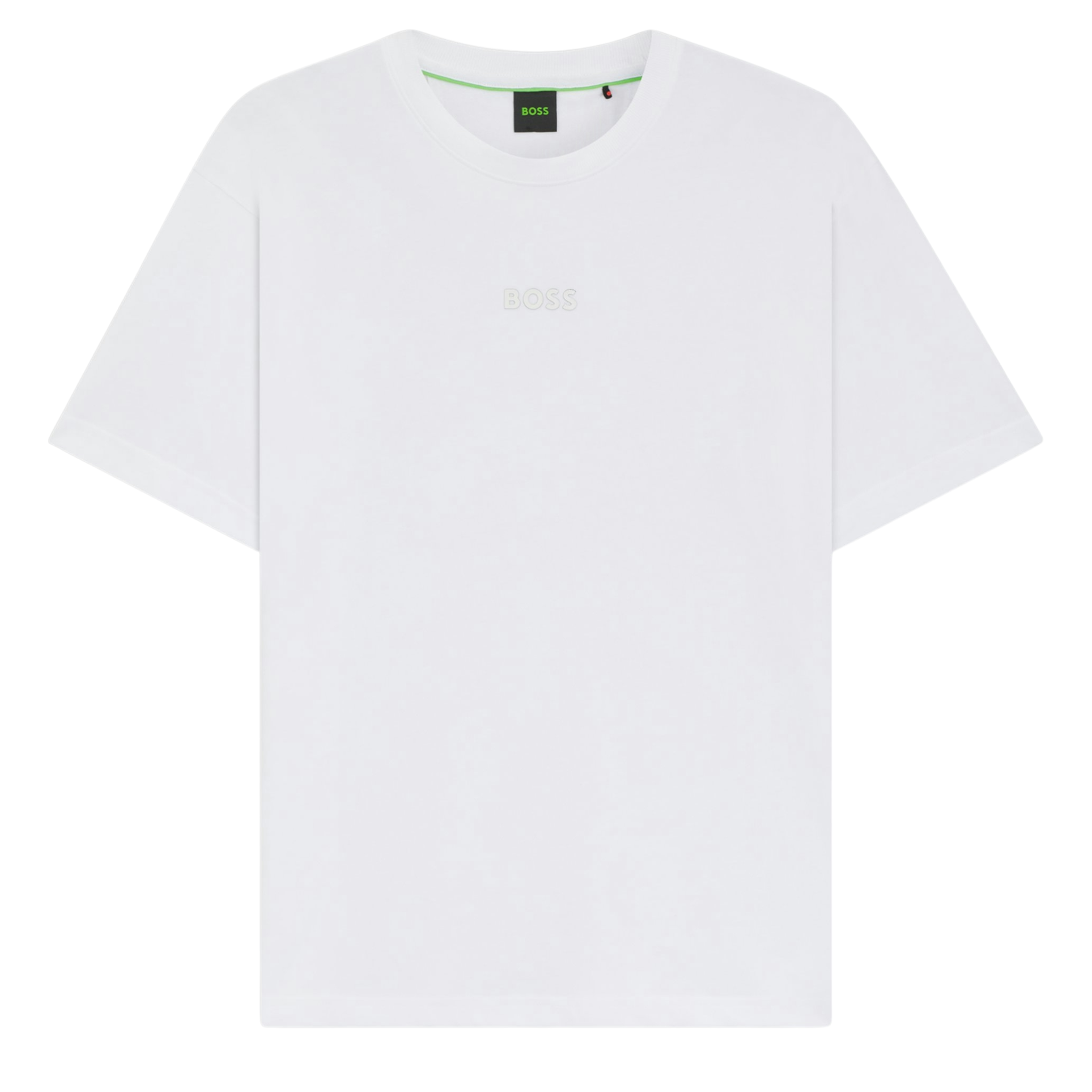 Mens BOSS White Tee 10 S/s T Shirt