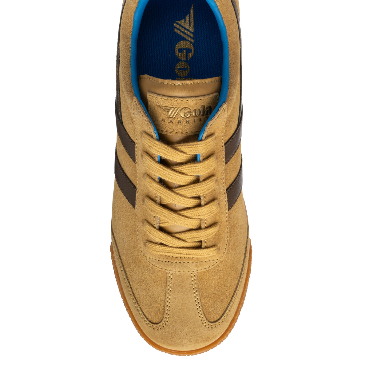 Mens Gola Mustard/Otter/Pacific Harrier Trainers
