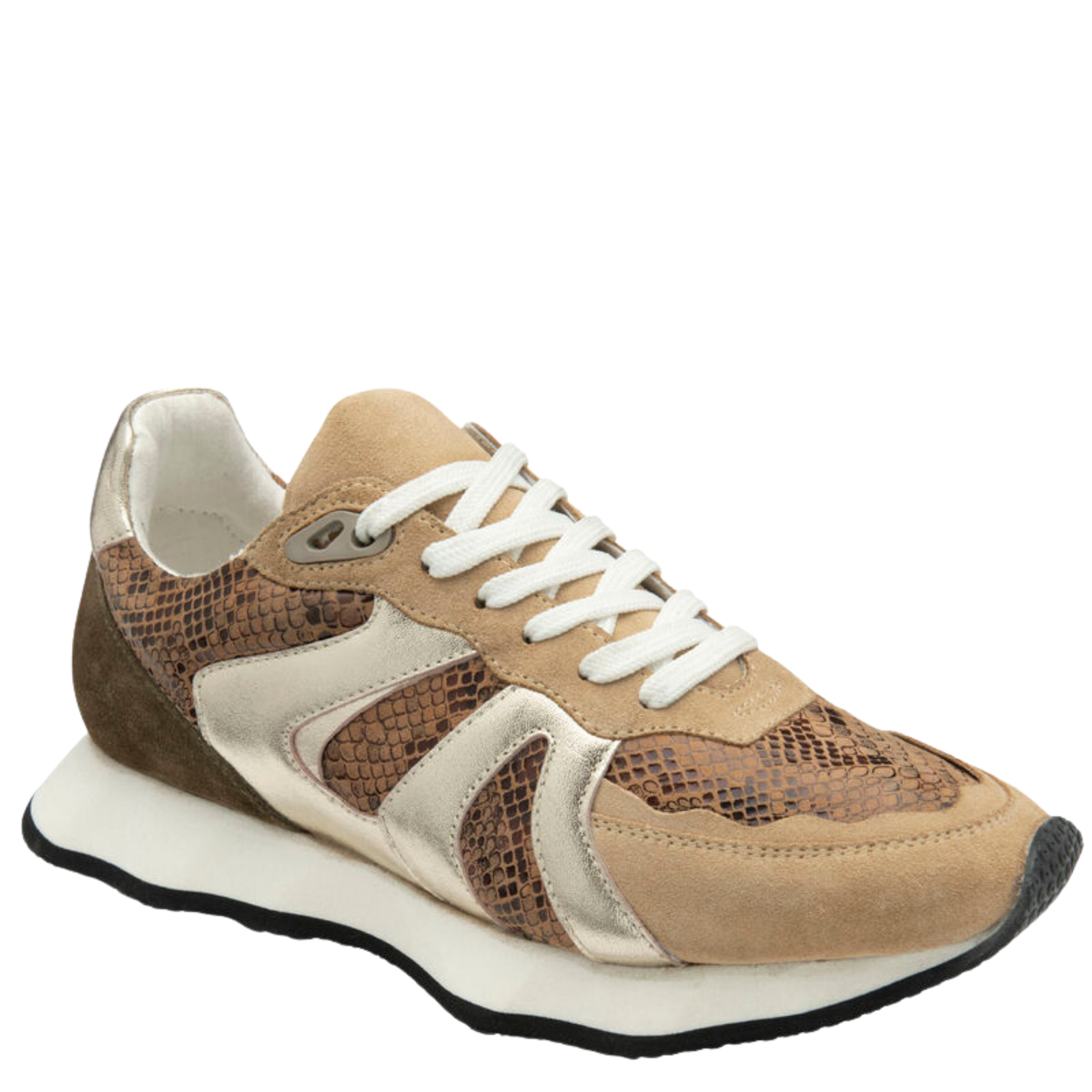 Womens Ravel Beige/Gold/Animal Innes Trainers