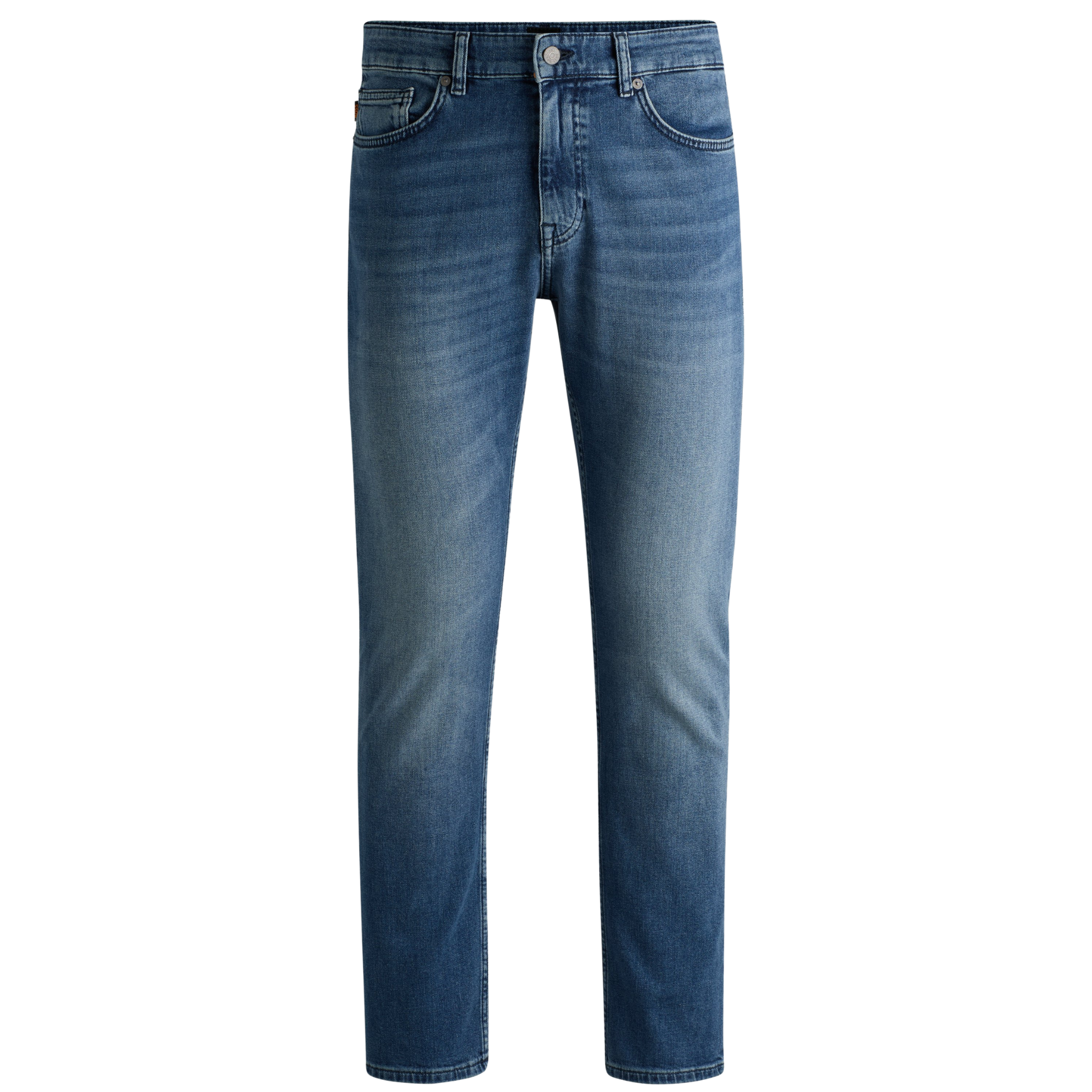 Mens BOSS Medium Blue Delaware BO Slim Fit Jeans