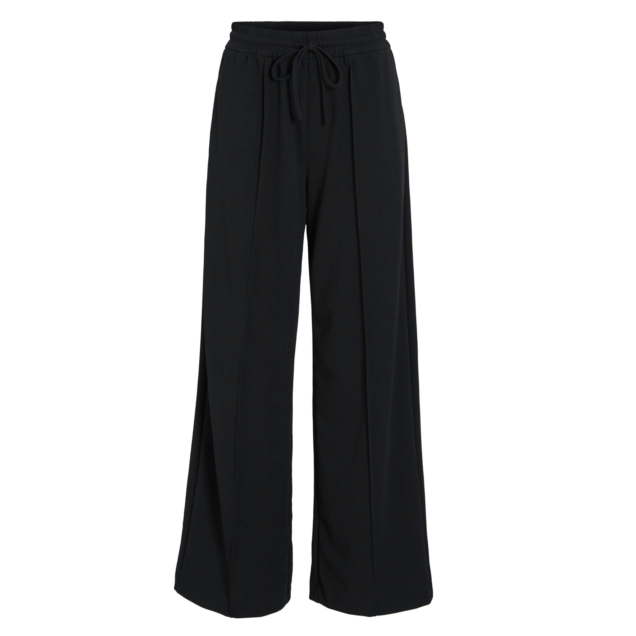 Womens Vila Black Beauty Viclua Wide Pants