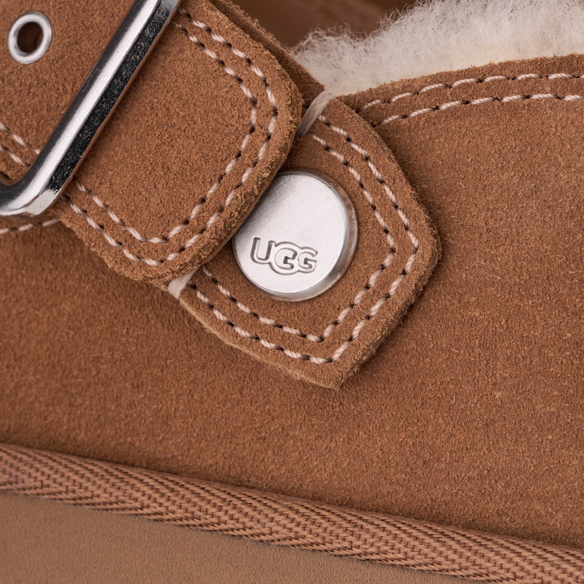Womens UGG Chestnut Goldenstar Evelina Clogs