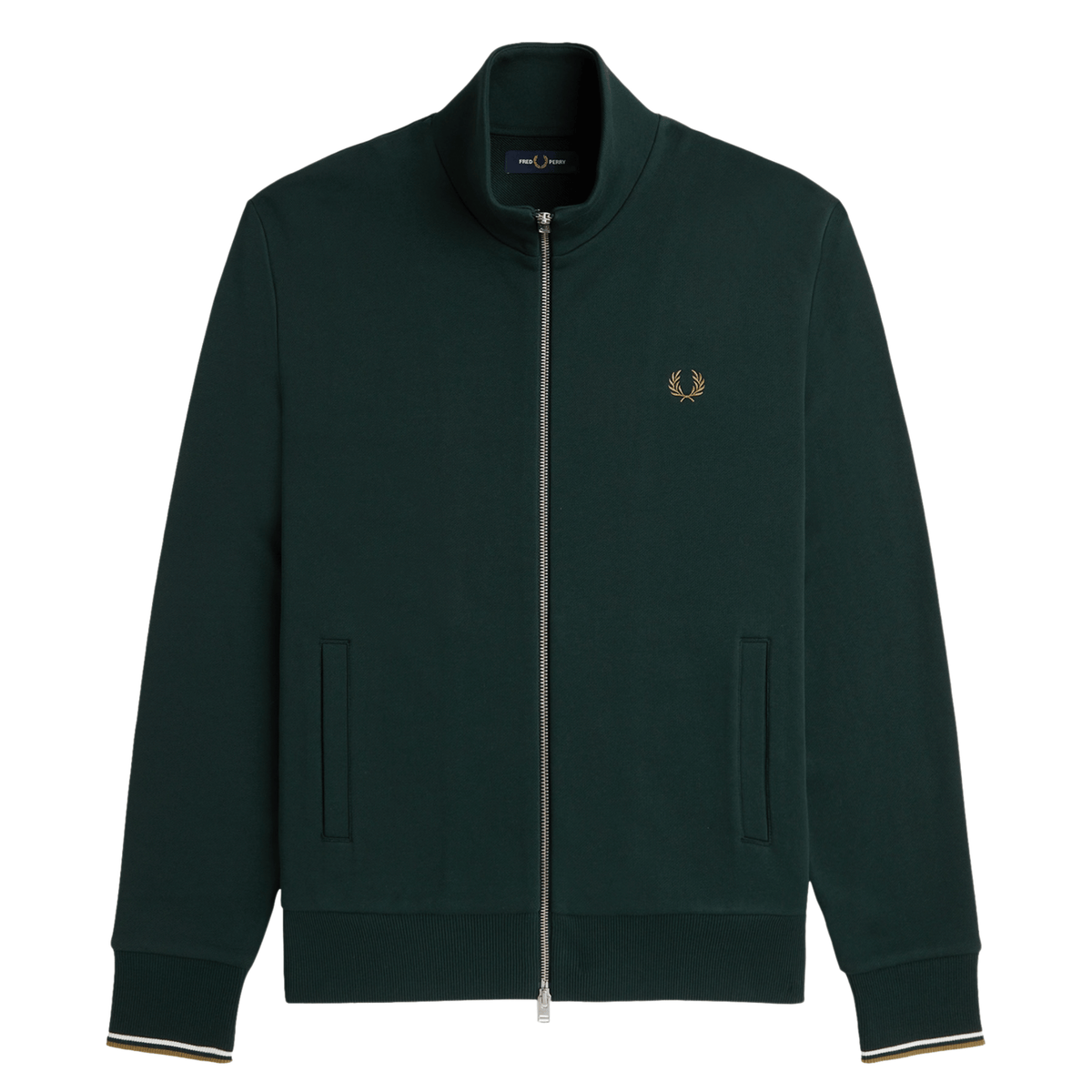 Mens Fred Perry Grassroots Zip Through Sweatshirt