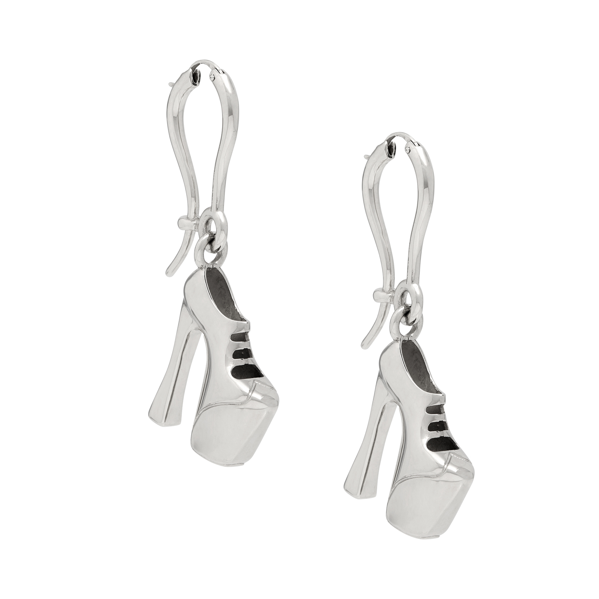 Vivienne Westwood Platinum Alienor Shoes Earrings