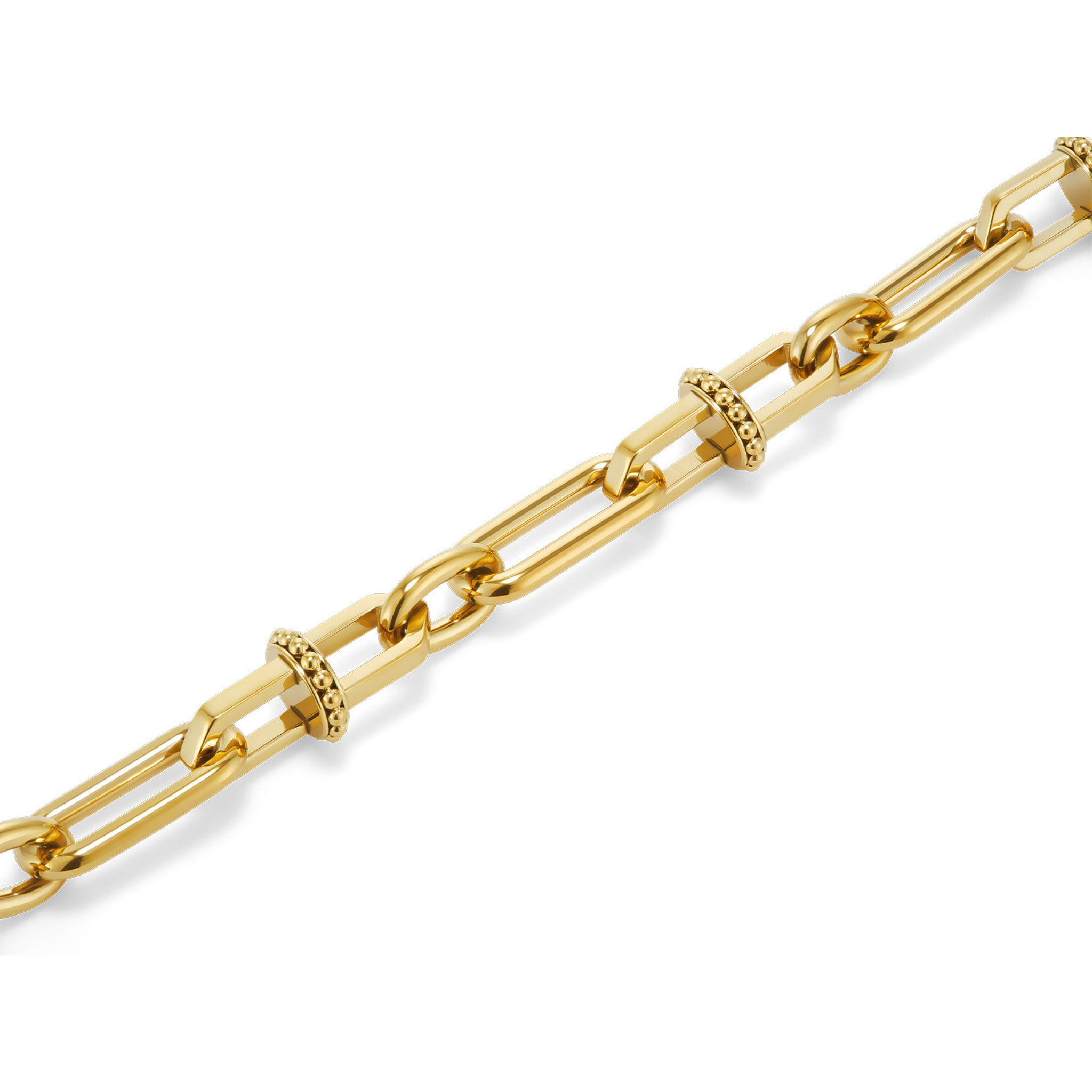Womens Olivia Burton Gold Anchor Link Bracelet