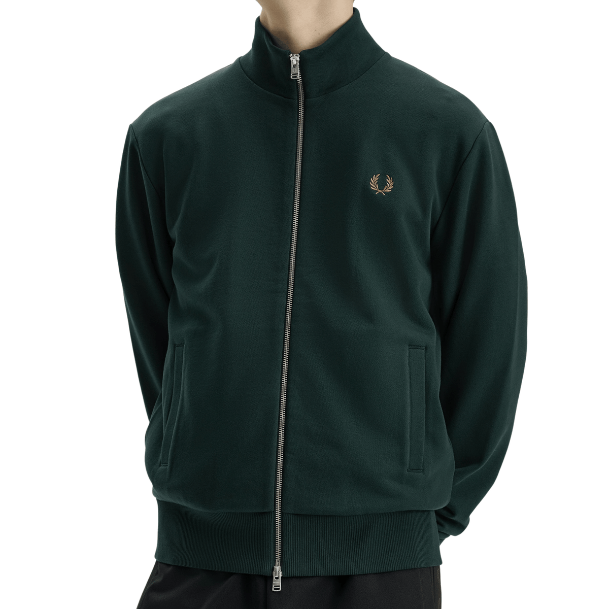 Mens Fred Perry Grassroots Zip Through Sweatshirt