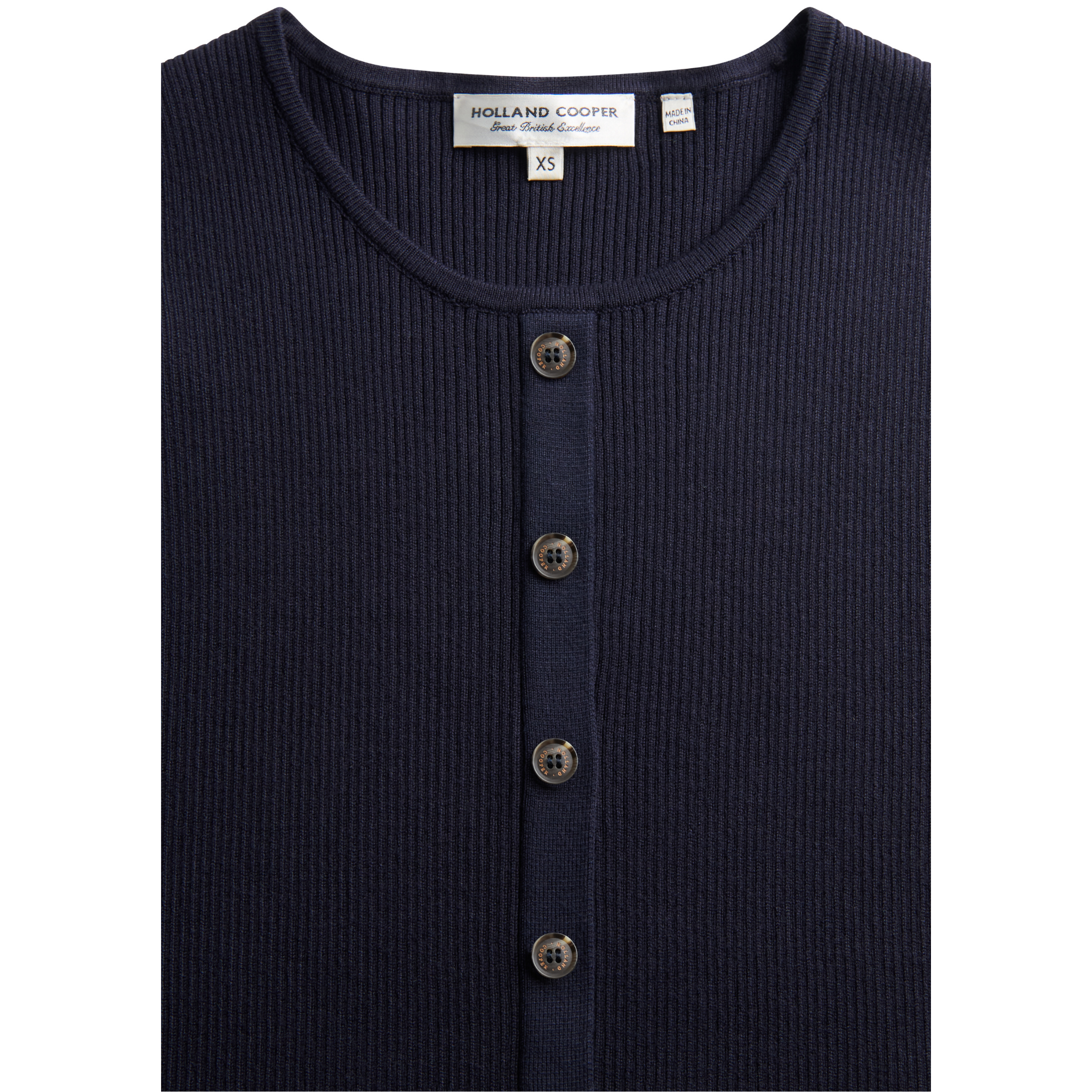 Womens Holland Cooper Ink Navy Aubrey Knitted Tank