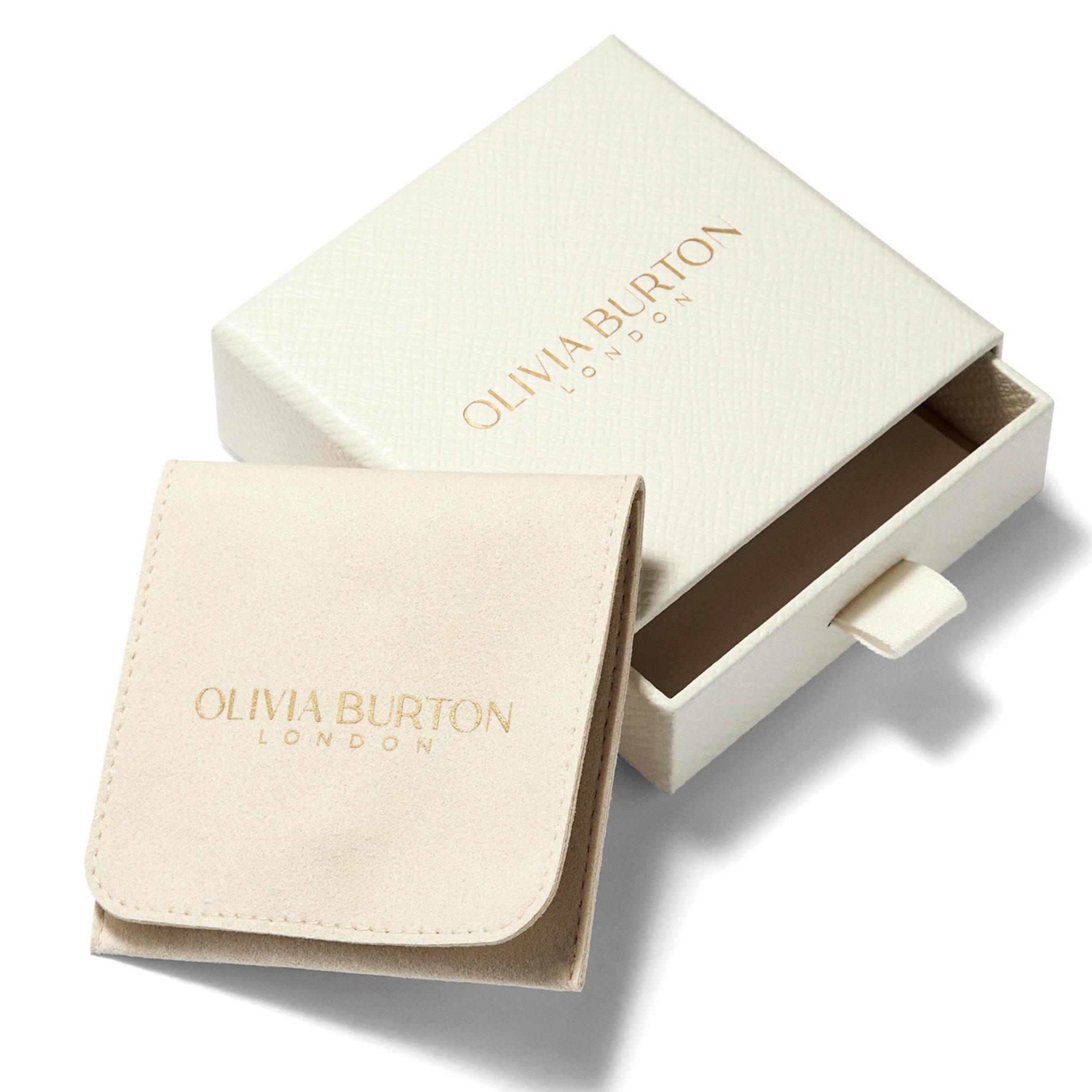 Womens Olivia Burton Gold Anchor Link Bracelet