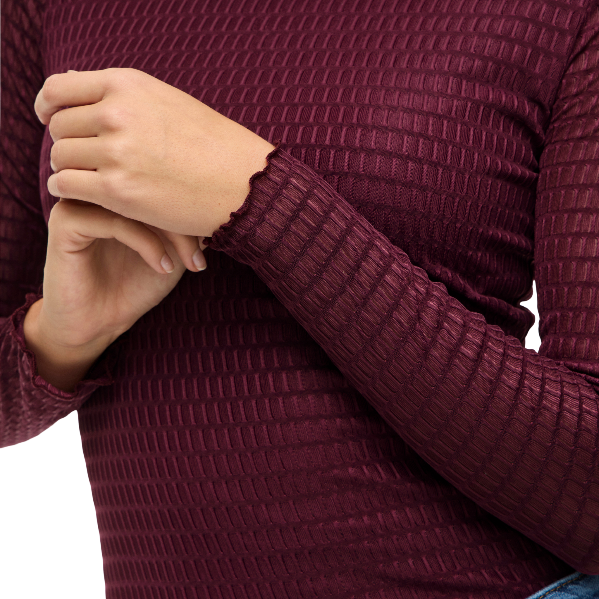 Womens Vila Fig Vilarine L/s T Shirt