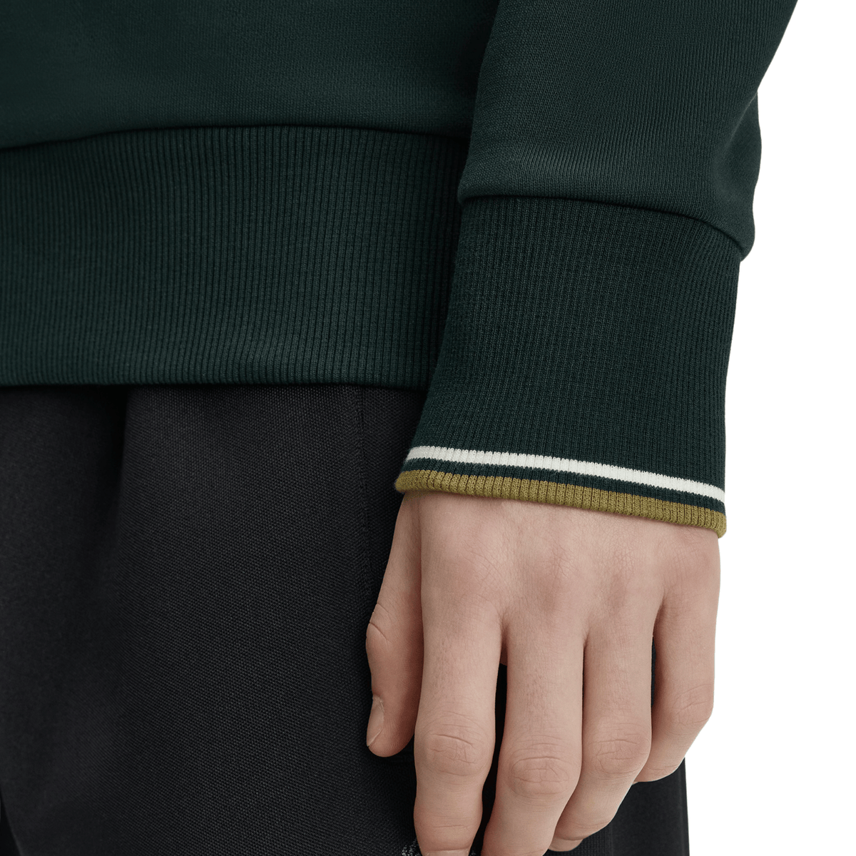 Mens Fred Perry Grassroots Zip Through Sweatshirt