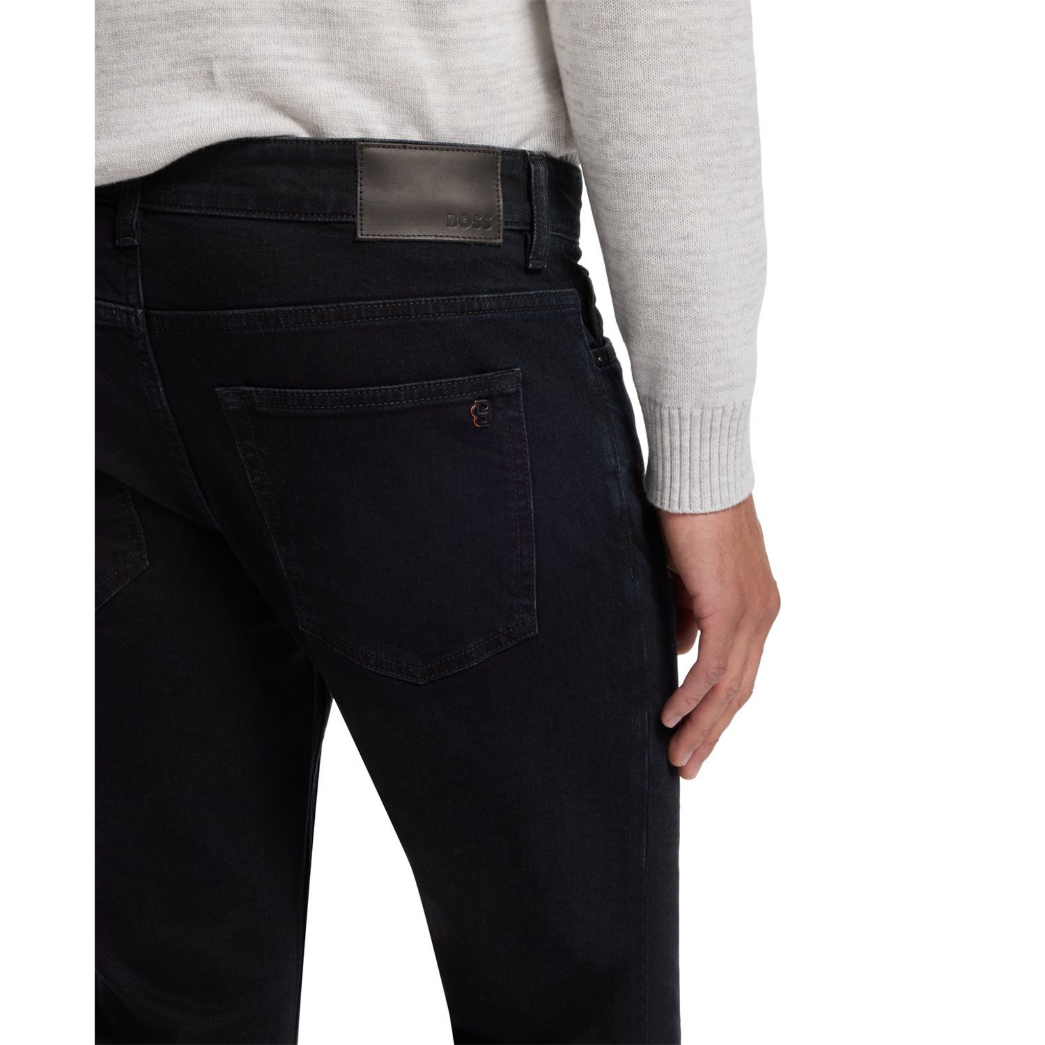 Mens BOSS Dark Blue DELAWARE BO Slim Fit Jeans