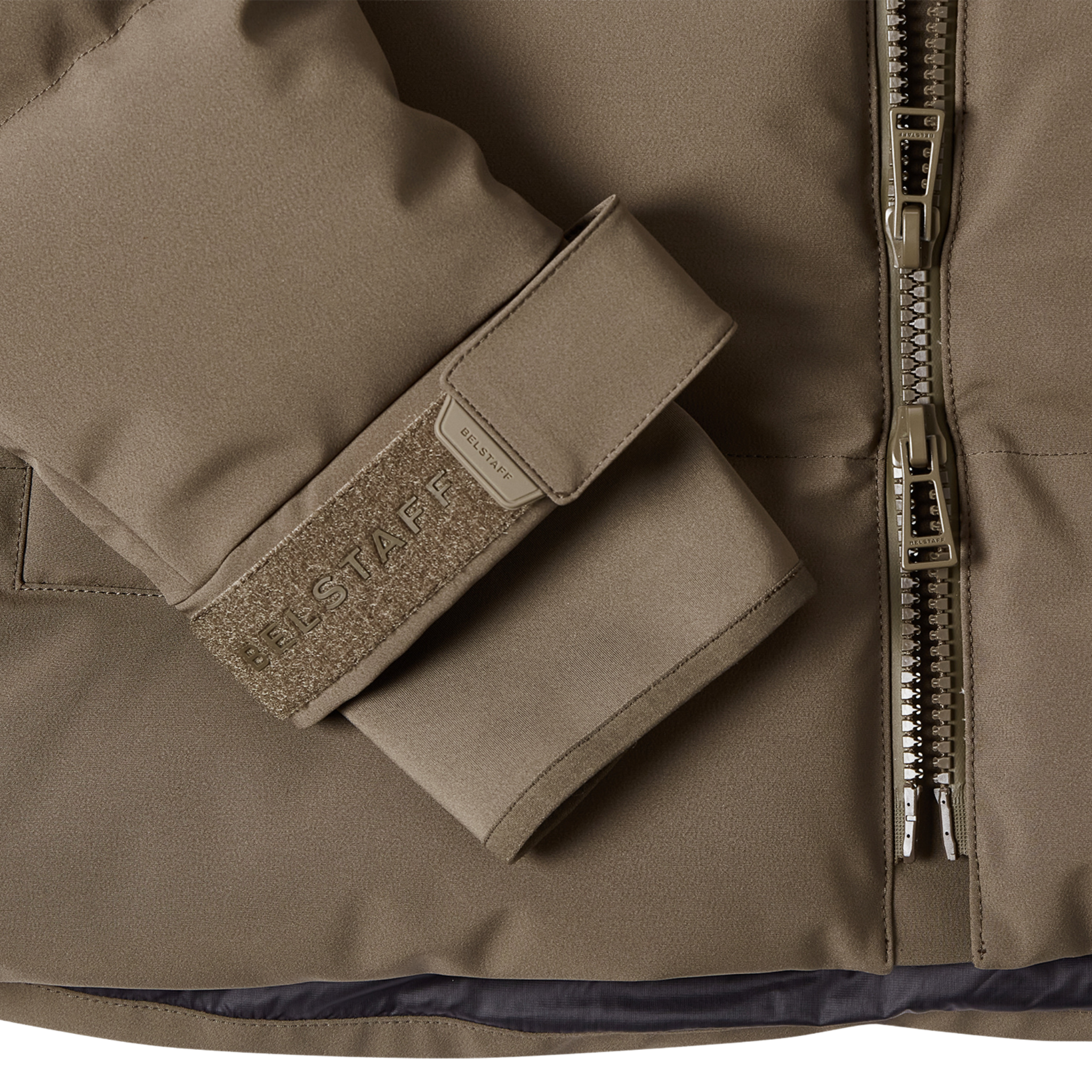 Mens Belstaff Major Brown Pulse Padded Jacket