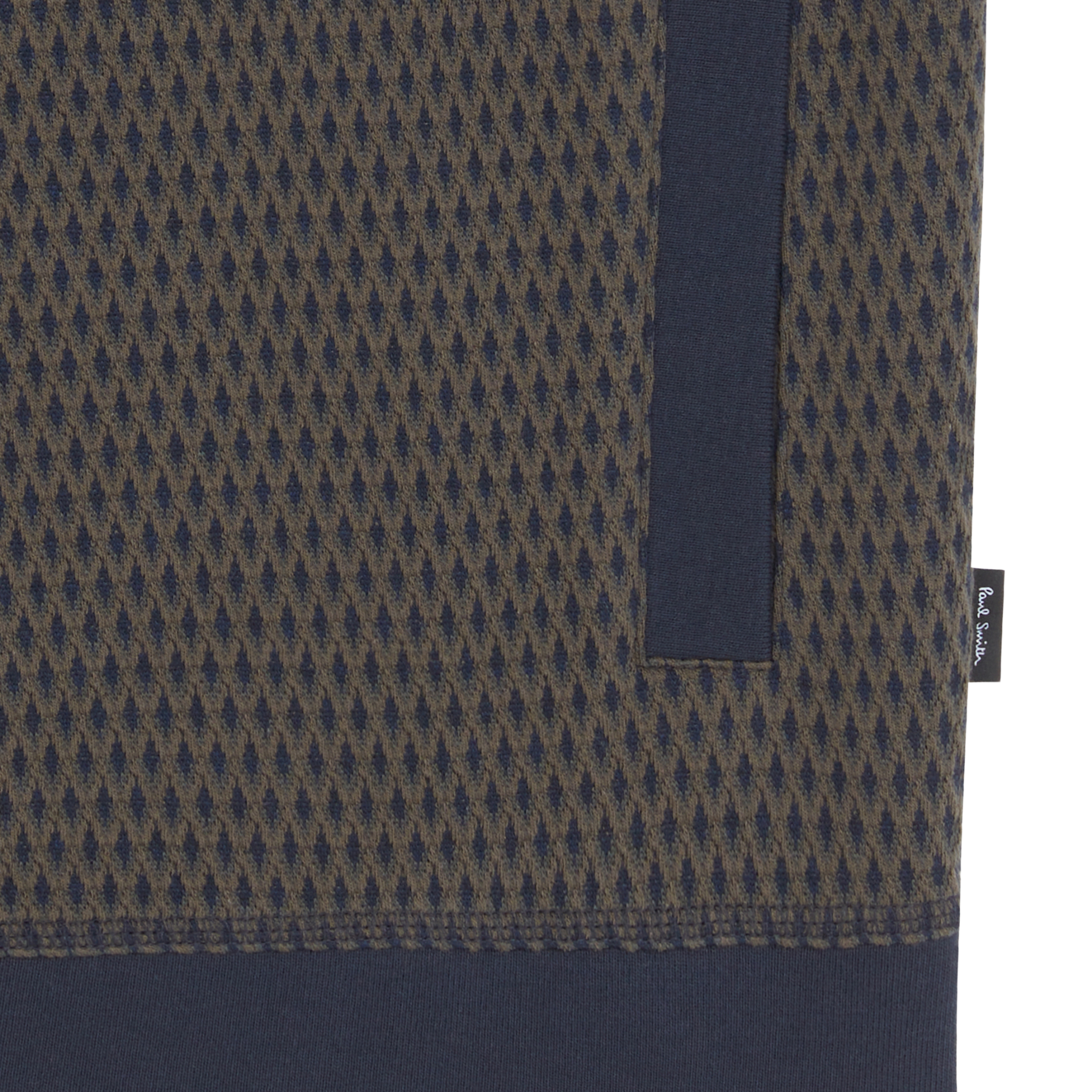 Mens Paul Smith Black Jacquard Cardigan