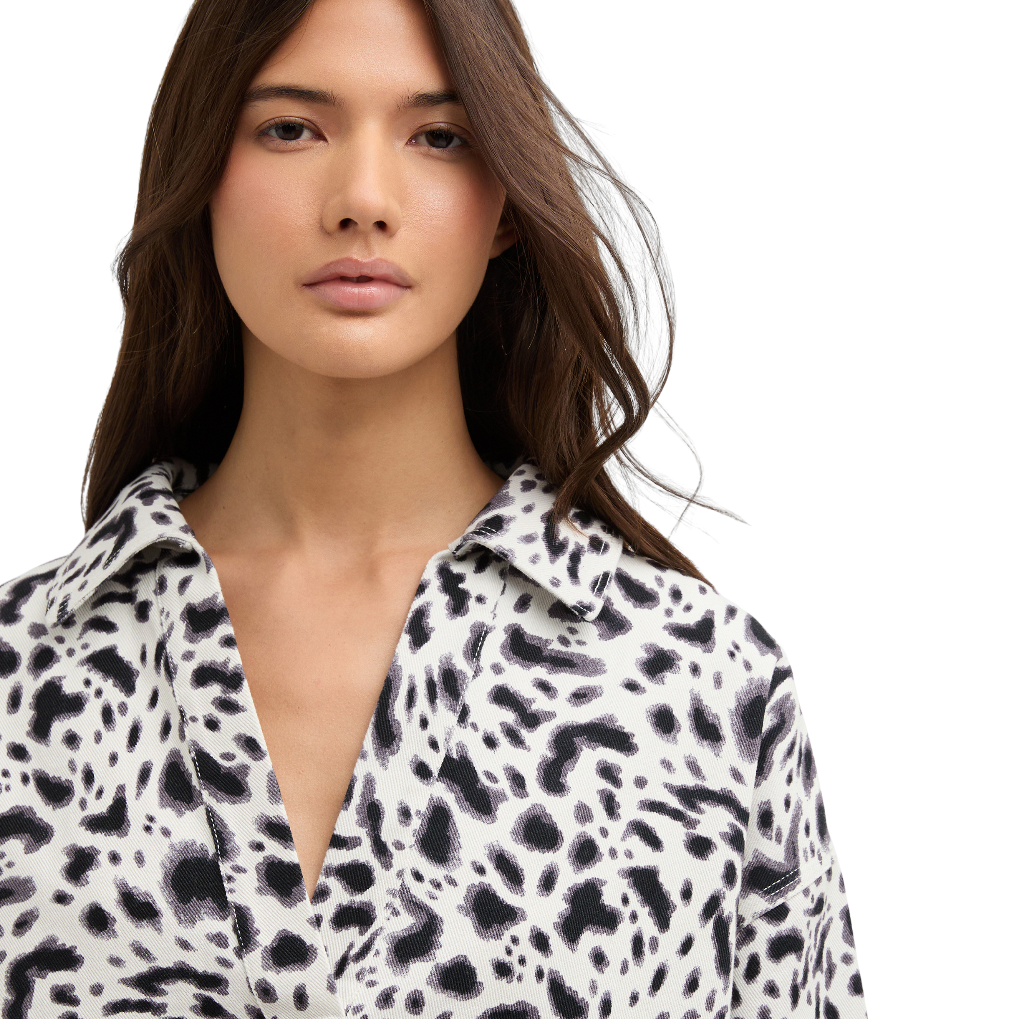 Womens Barbour International Washed Multi Santana Relaxed Shirt