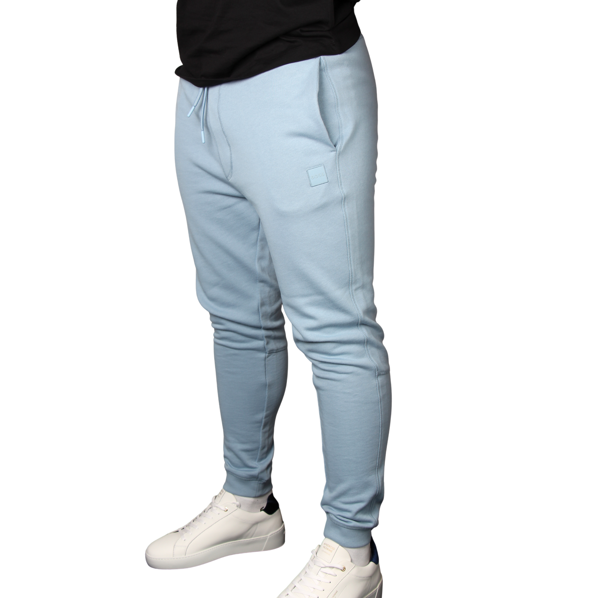 Mens BOSS Light Blue Sestart Sweat Pants