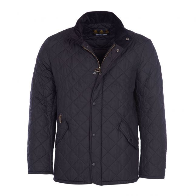 Mens Barbour Navy Chelsea Sportsquilt Jacket