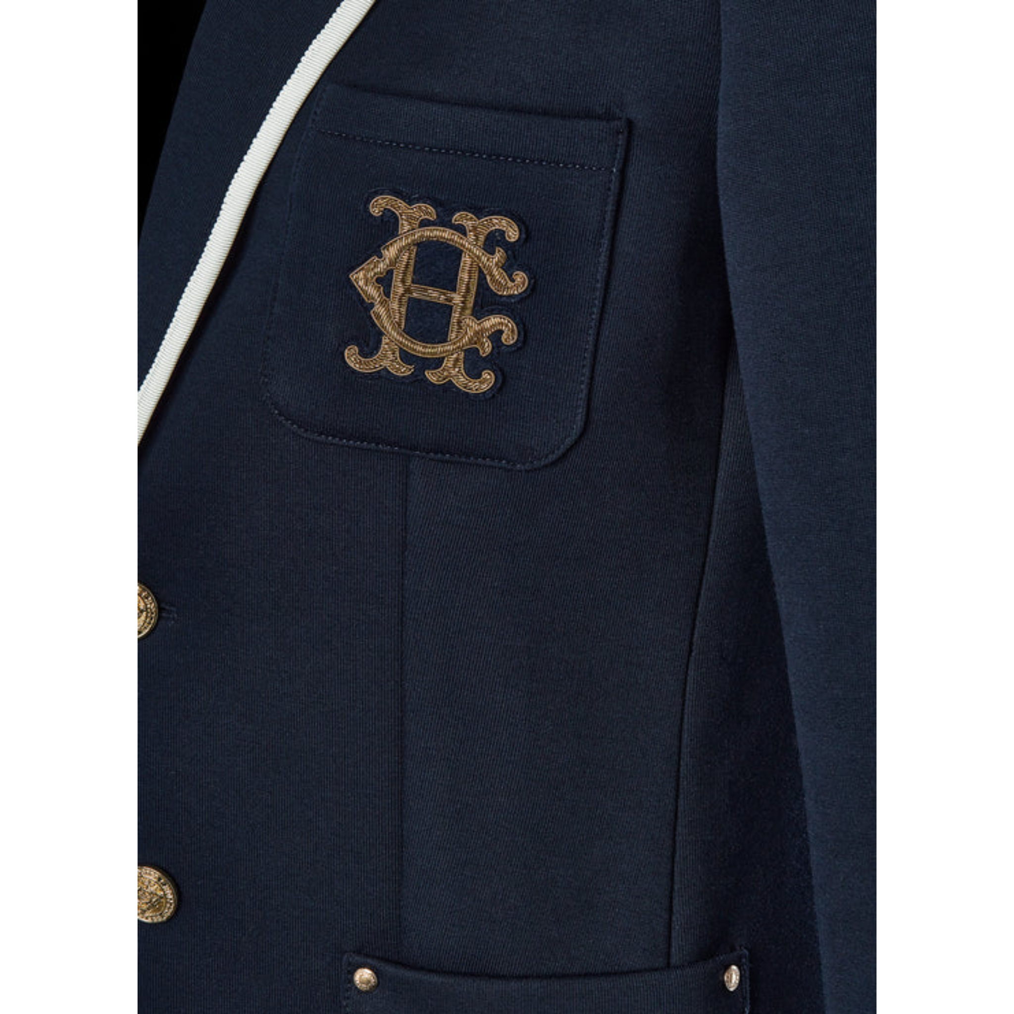 Womens Holland Cooper Ink Navy Henley Blazer
